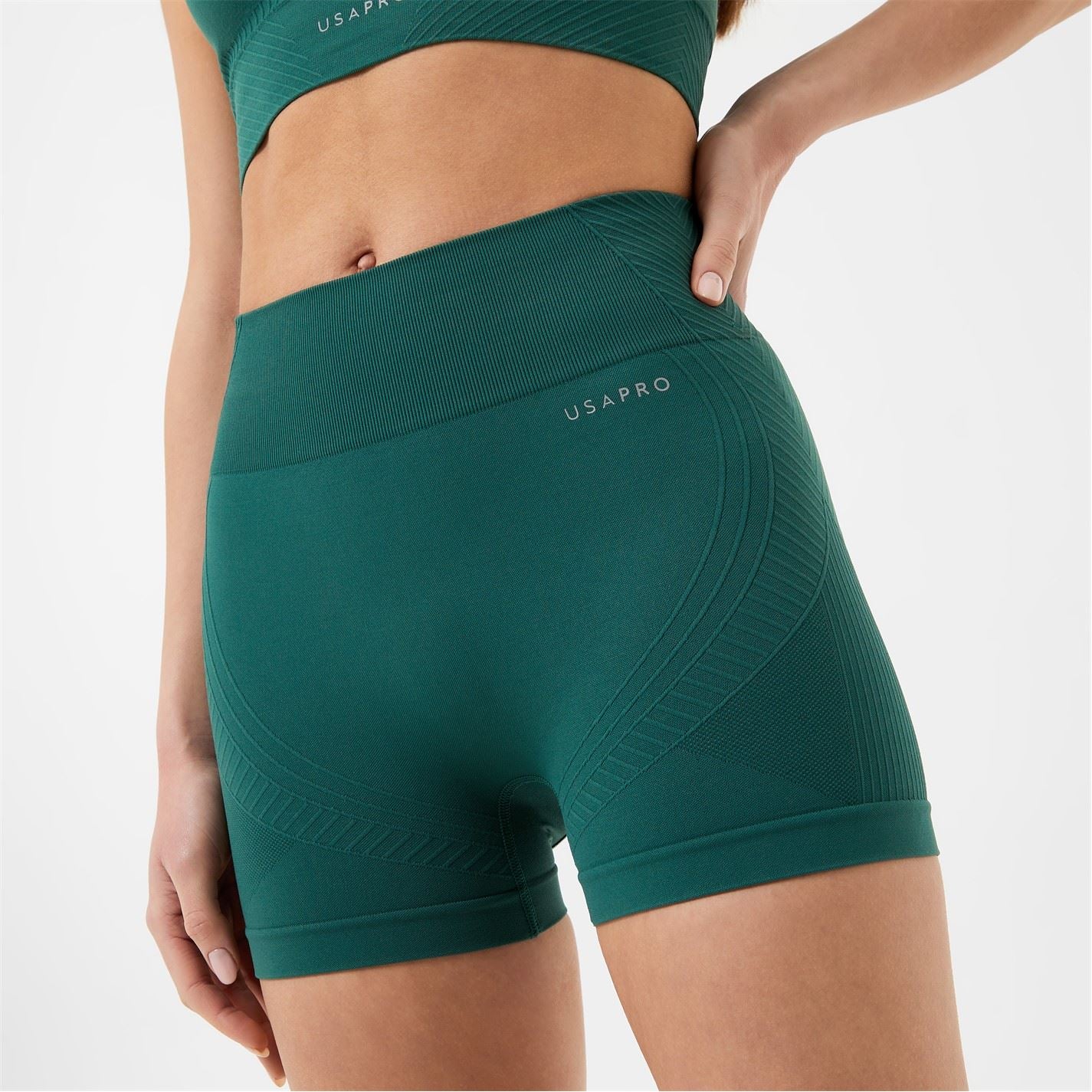USA Pro Womens Seamless 3 Inch Shorts