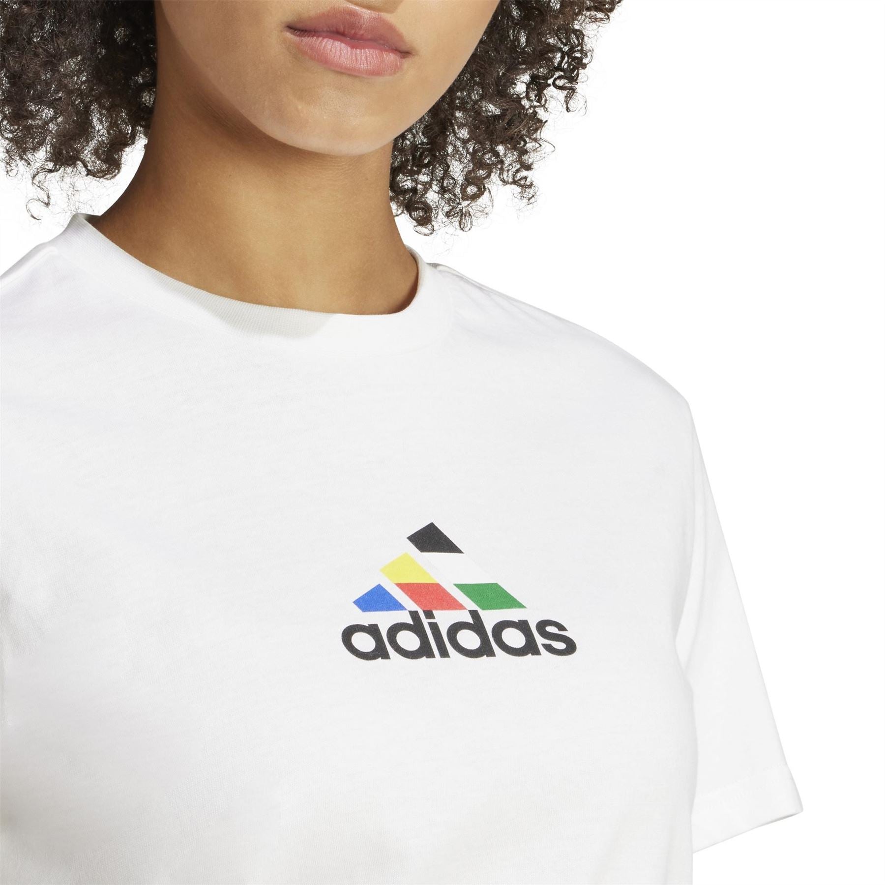adidas Tiro Graphic Crew Neck Short Sleeve T-Shirt