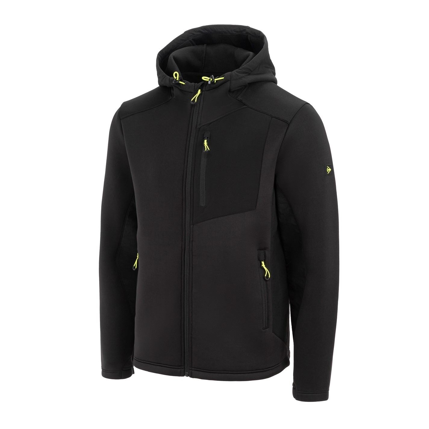 Dunlop  Hybrid Fleece Work Hi Vis Long Sleeve Softshell Jacket