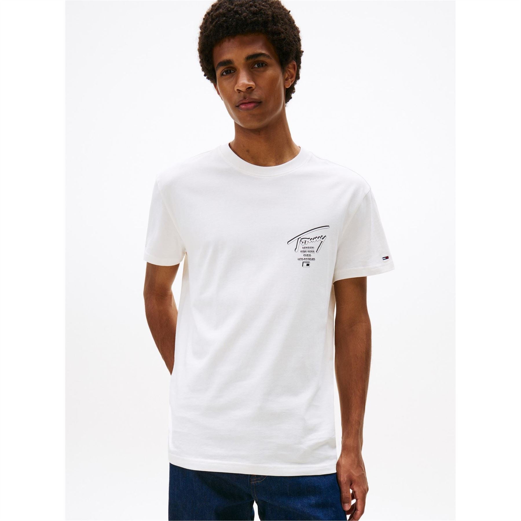 Tommy Jeans Flag Logo T-Shirt
