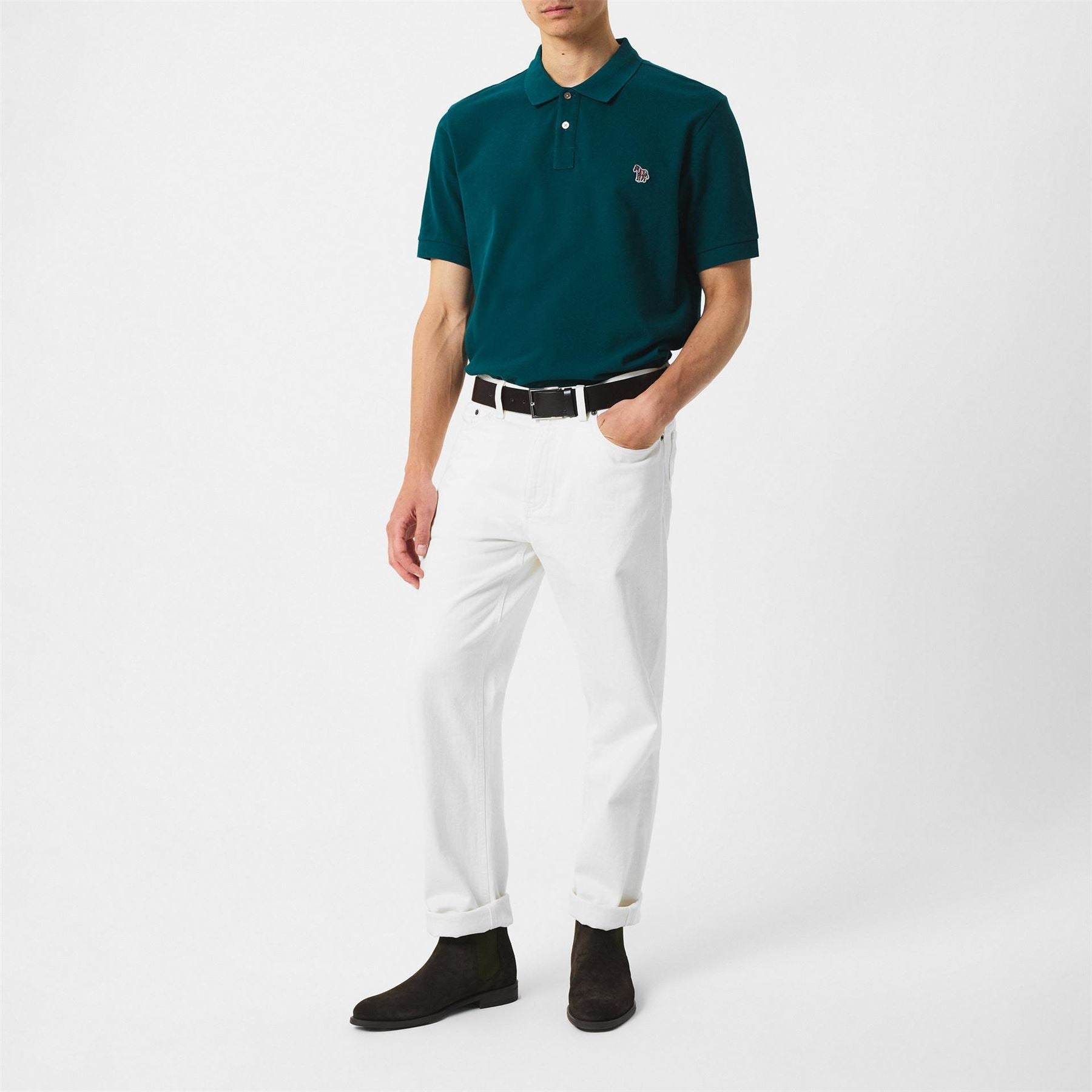 PS Paul Smith Regular Fit Zebra Polo Shirt