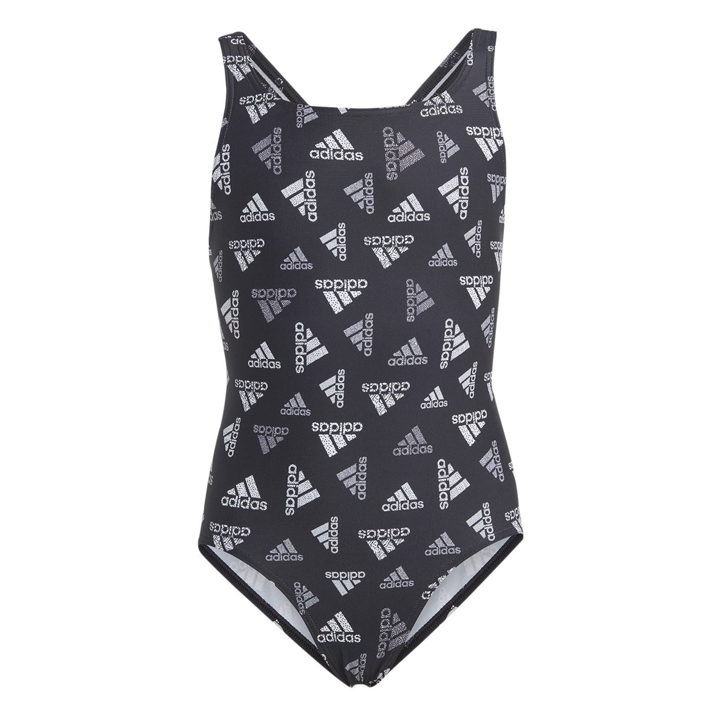 adidas Logo Print One Piece Swimsuit