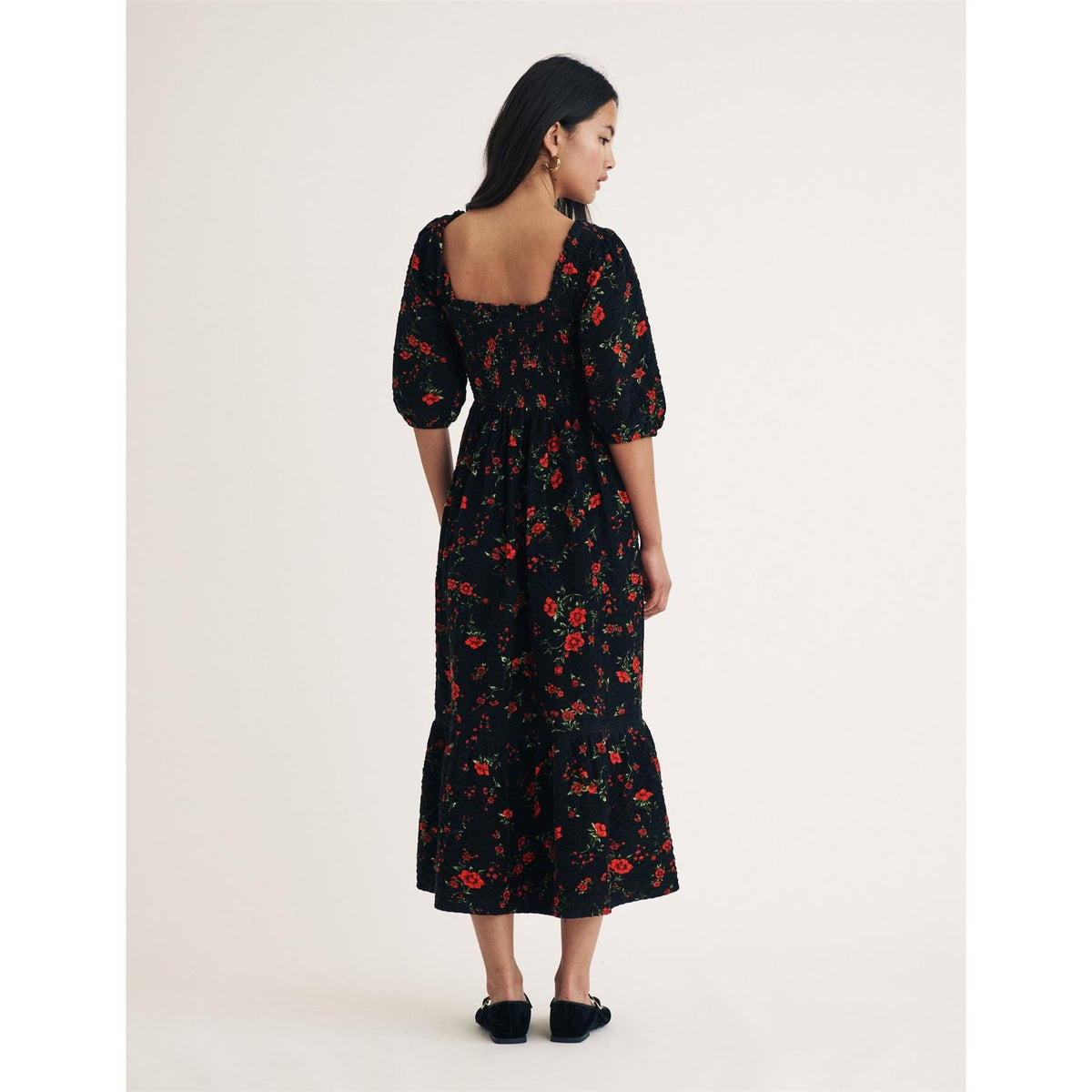 Nobodys Child Elsa Square Neck Midi Dress