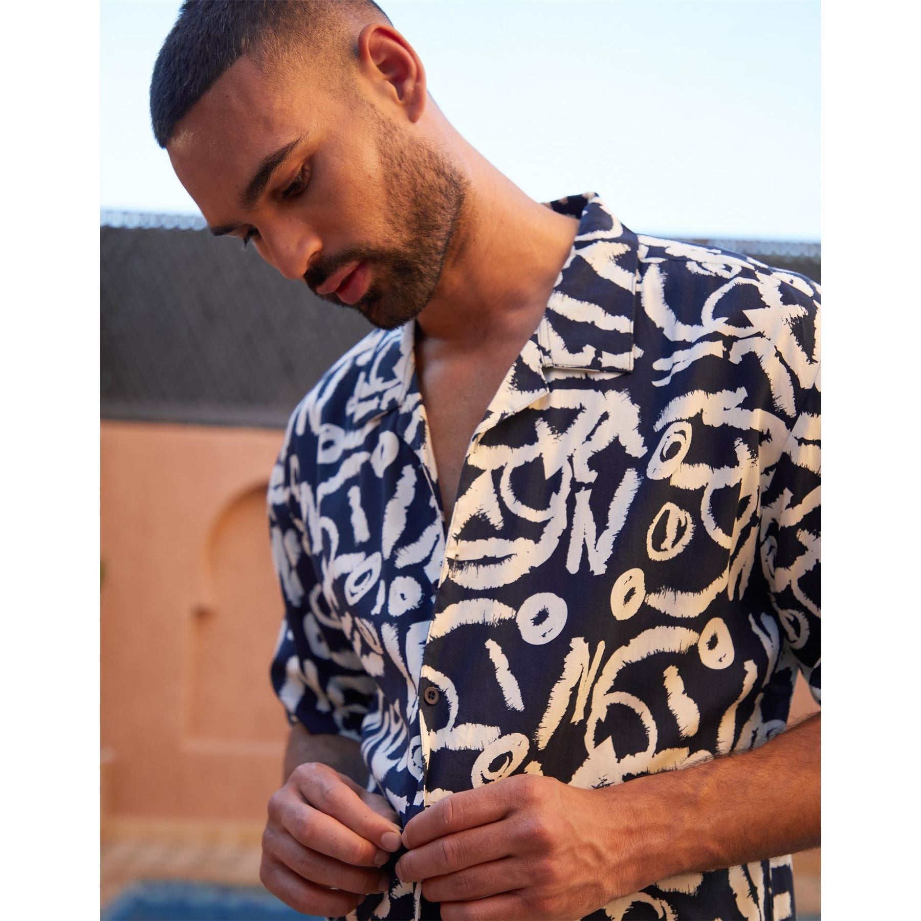 Threadbare Langdale Regular Fit Short Sleeve Shirt