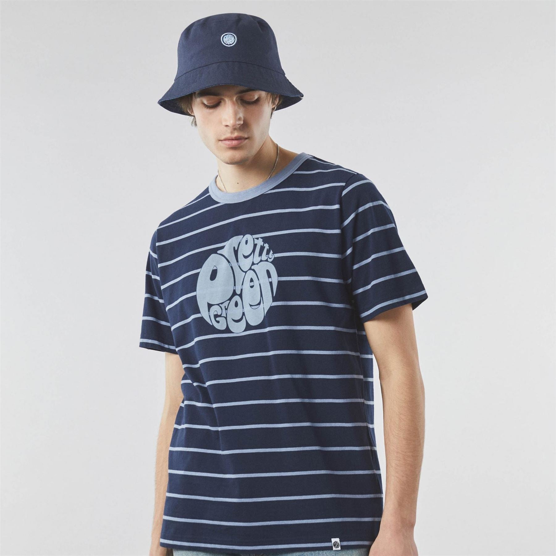 Pretty Green Capella Stripe Regular Fit T-Shirt
