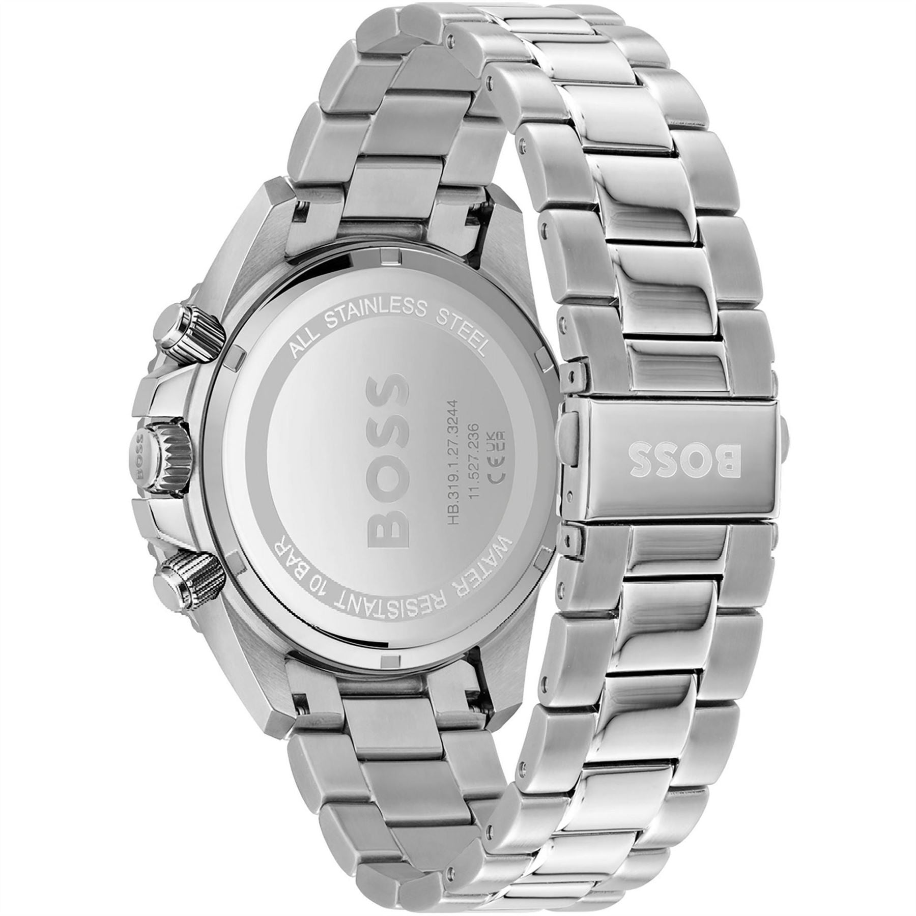 Boss Admiral Stainless Steel 46mm Water Resistant Analogue Quartz Watch