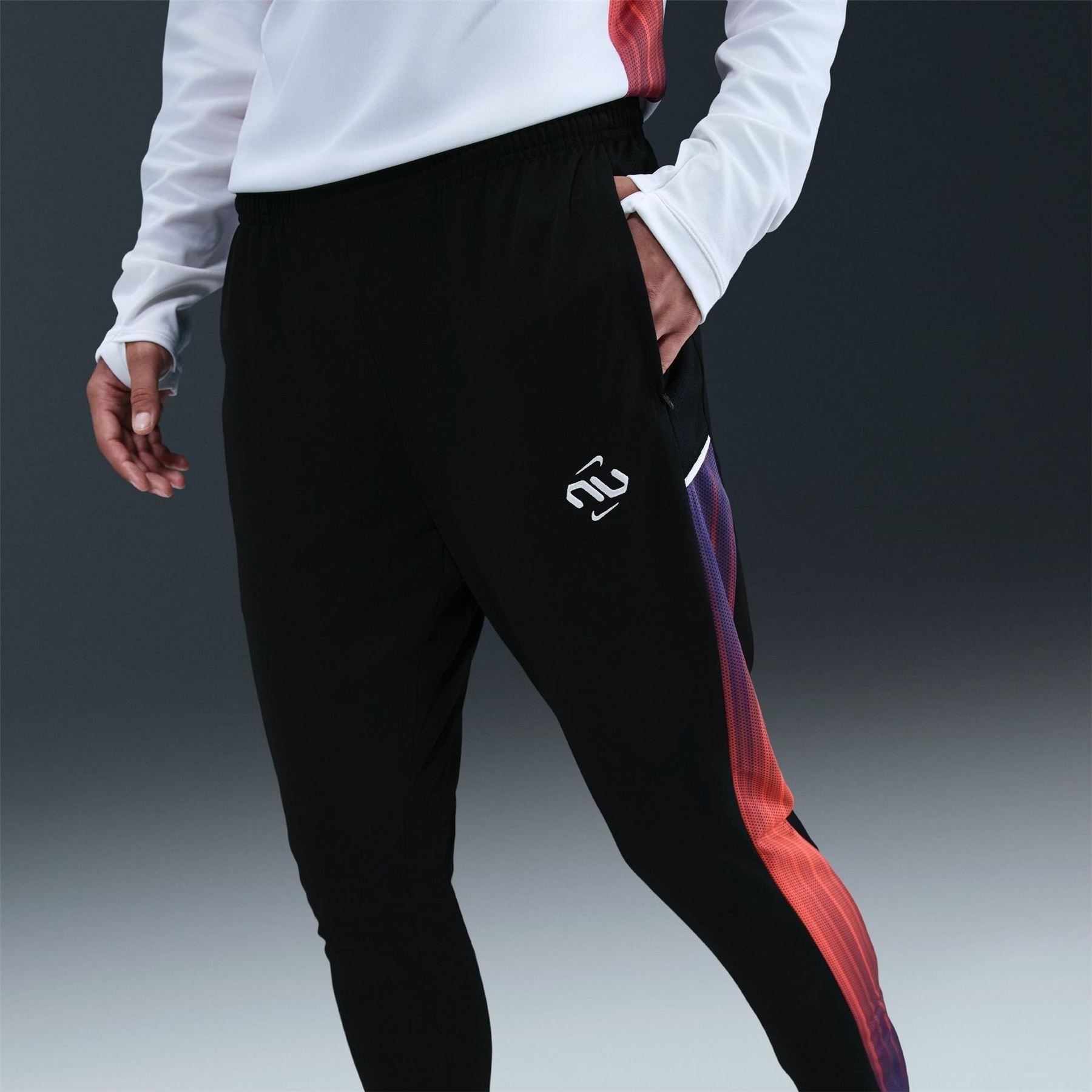 Nike Color Block Tapered Fit Track Pants