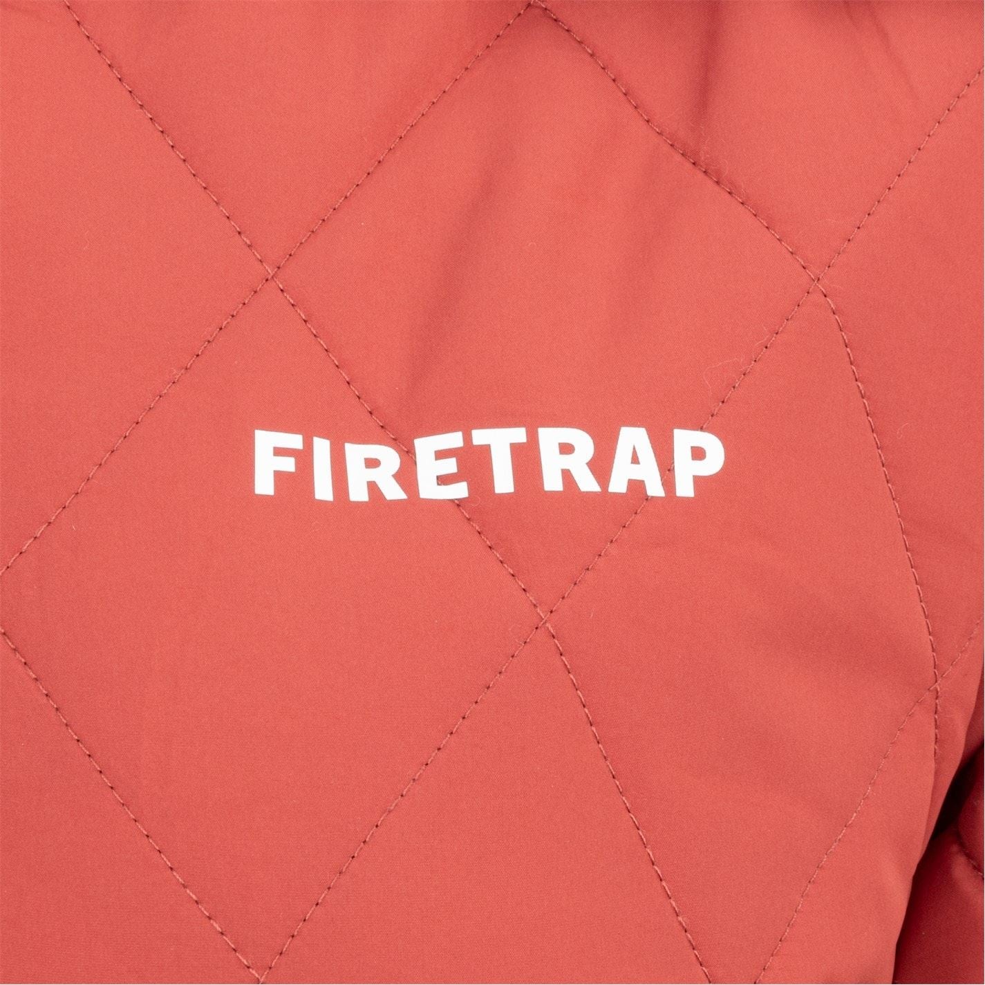 Firetrap Long Sleeve Hip Length Quilted Jacket