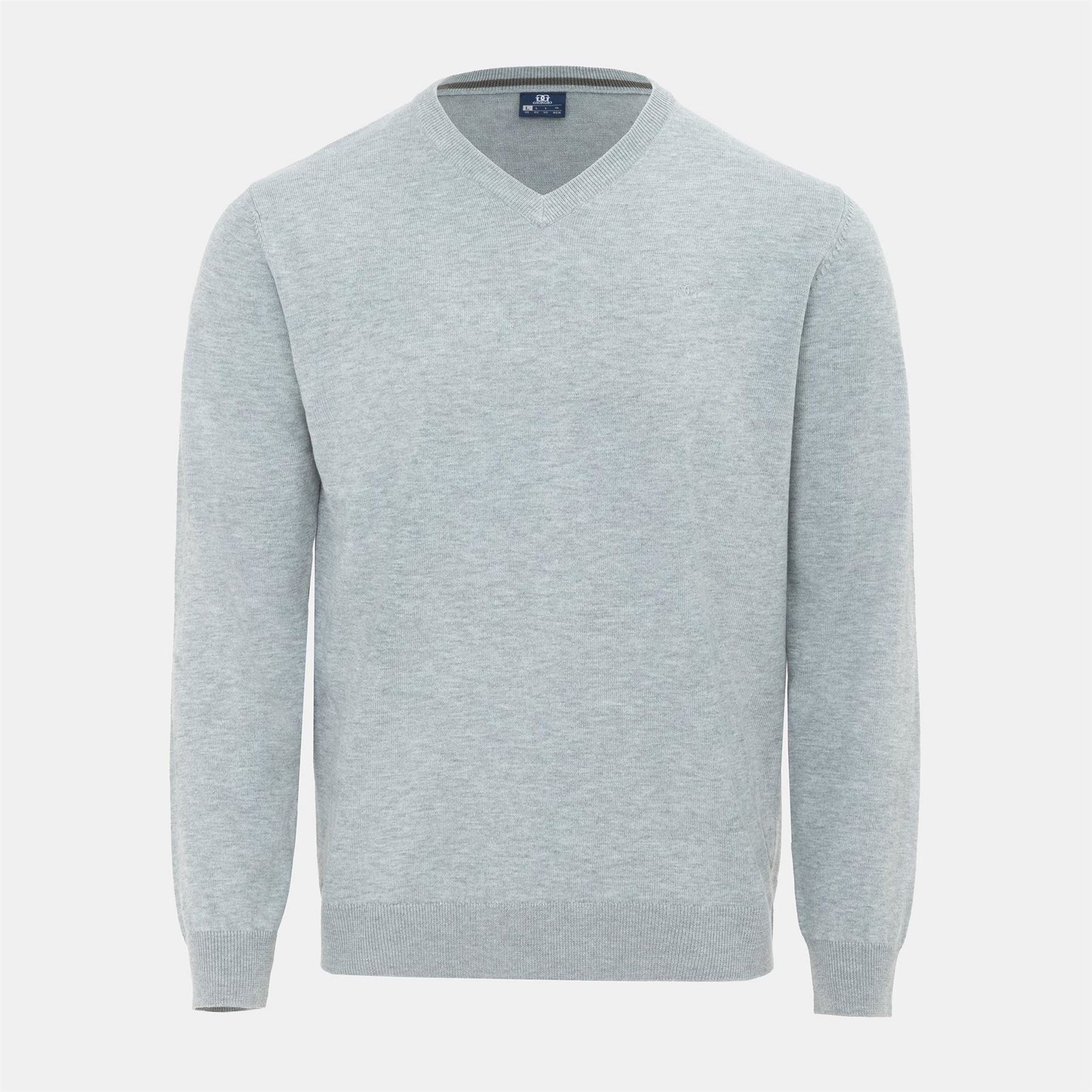 Giorgio Mens V Neck Classic Knitted Sweater