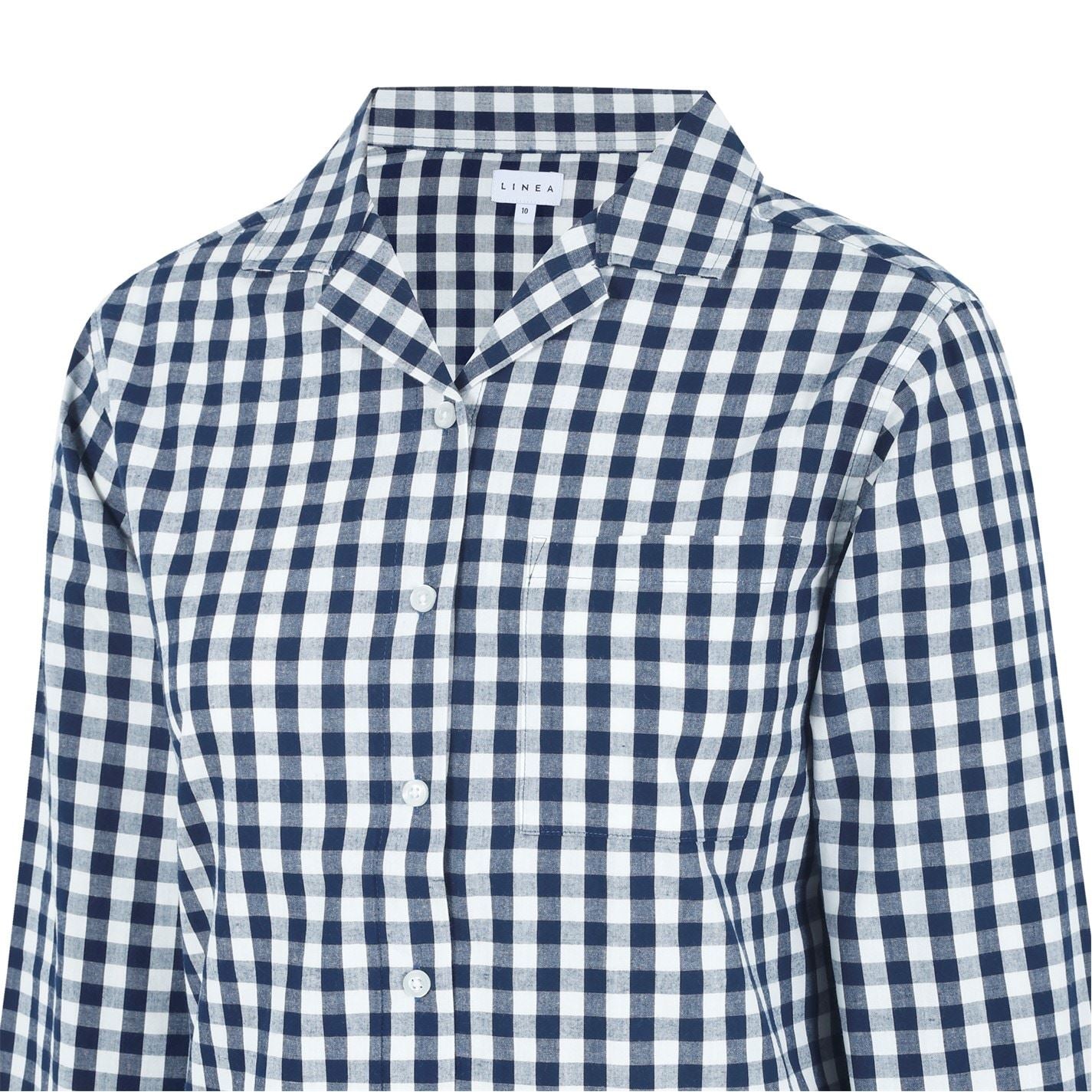 Linea Boxy Relaxed Fit Long Sleeve Pyjama Top