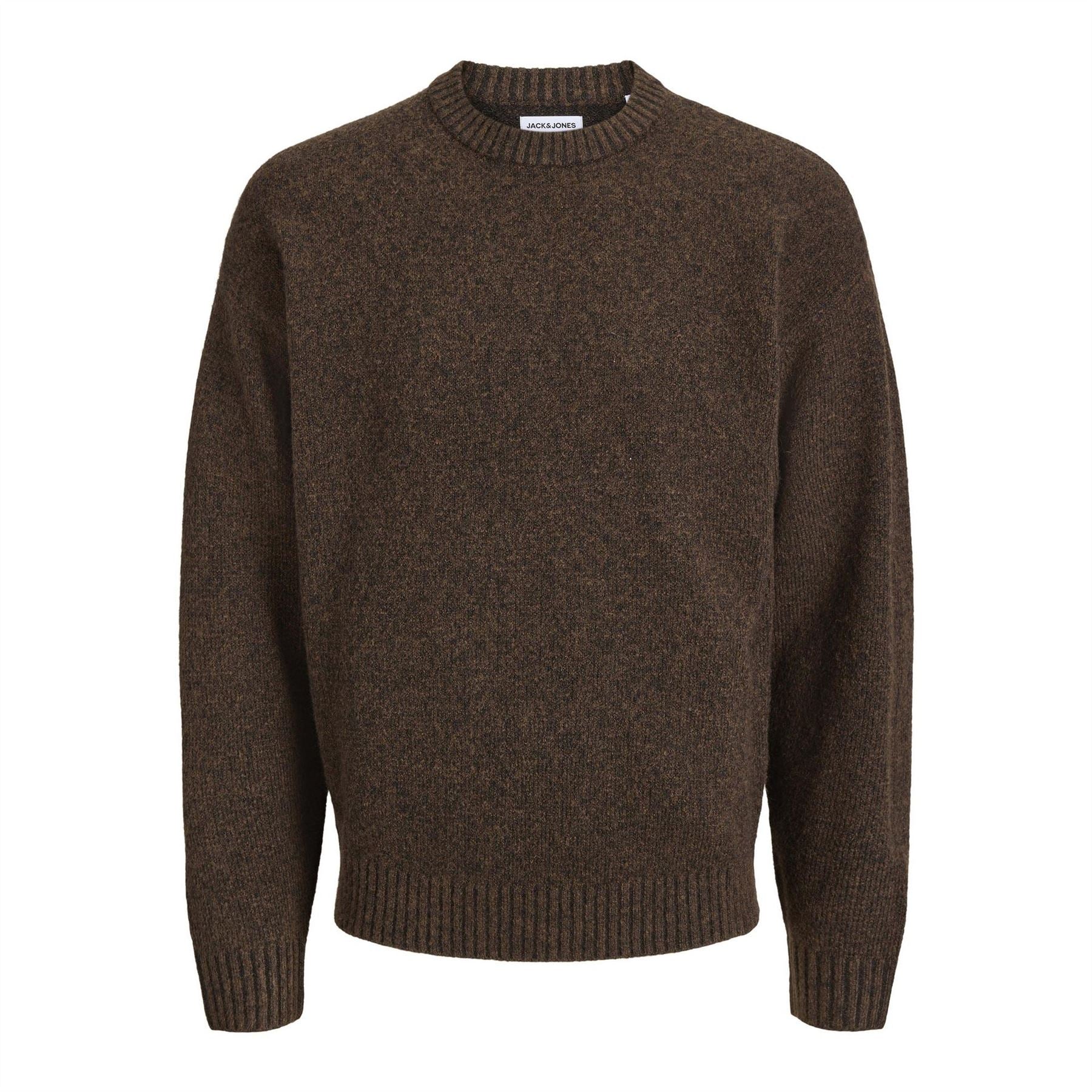 Jack and Jones Soho Ollie Crew Neck Ribbed Collar Long Sleeve Sweater