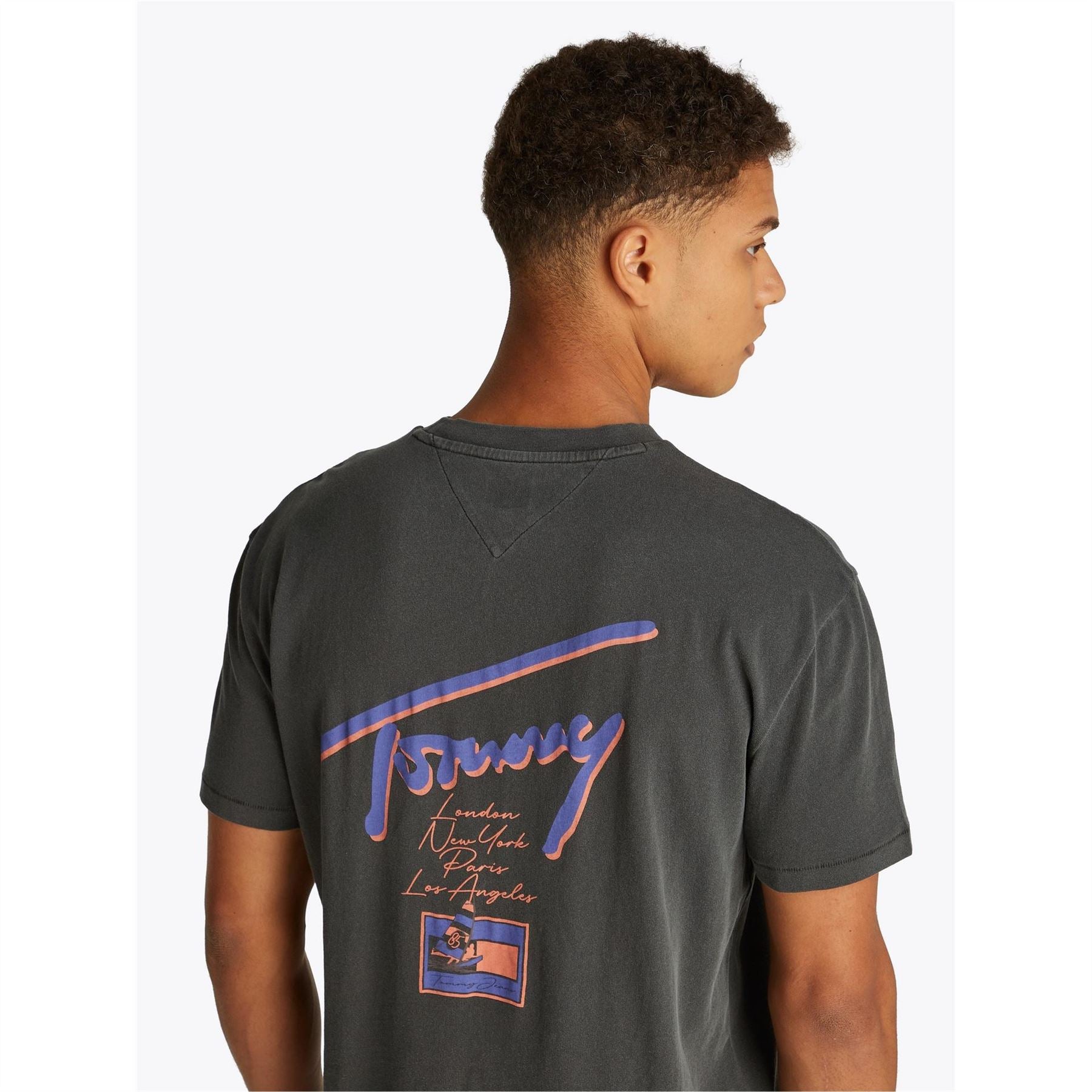 Tommy Jeans Timmy Regular Fit Lettering Graphic T-Shirt