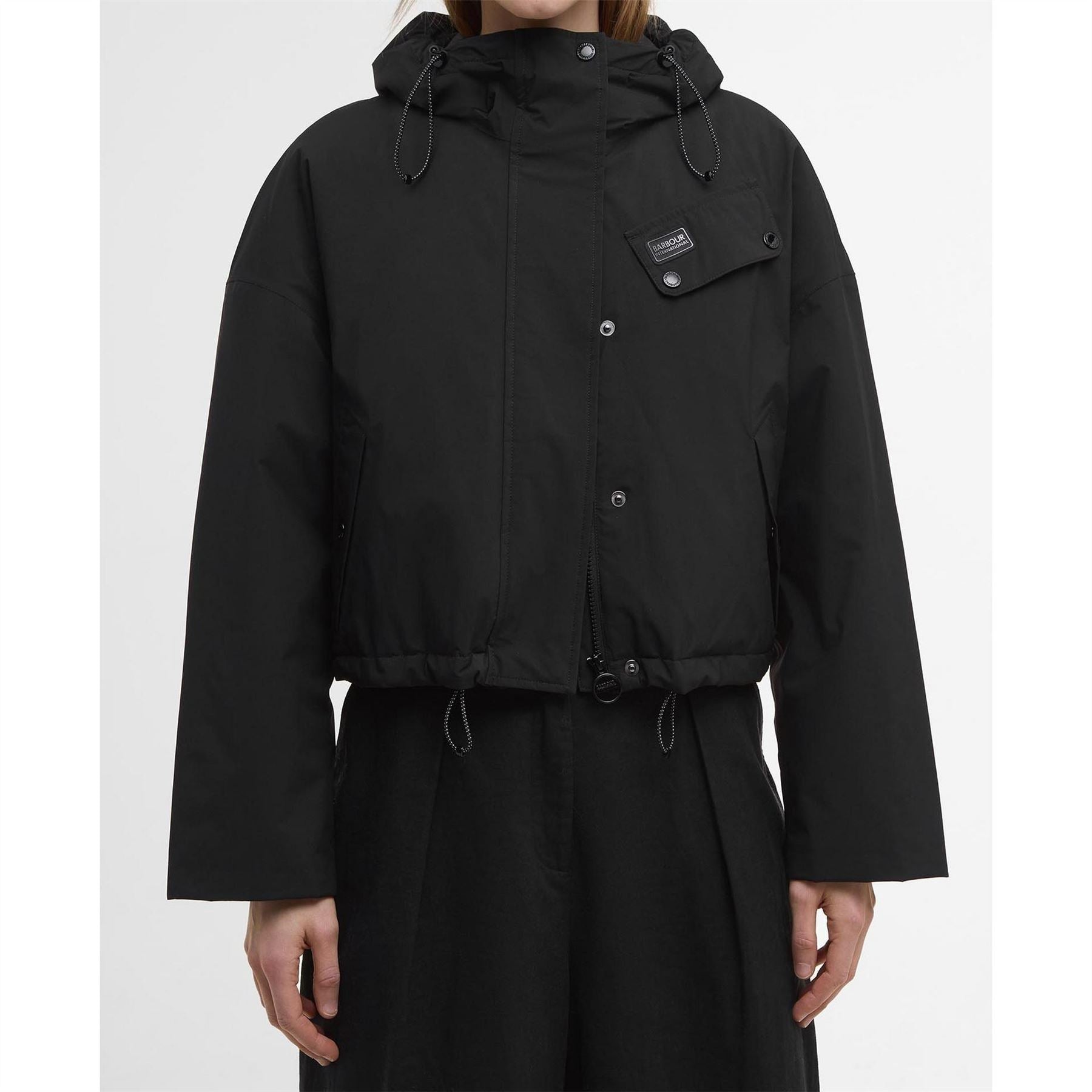 Barbour International Cropped Waterproof Jacket