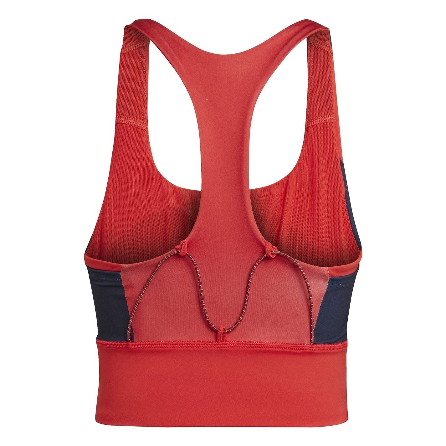 adidas Womens Marimekko Medium Support Pocket Bra Medium Impact Sports