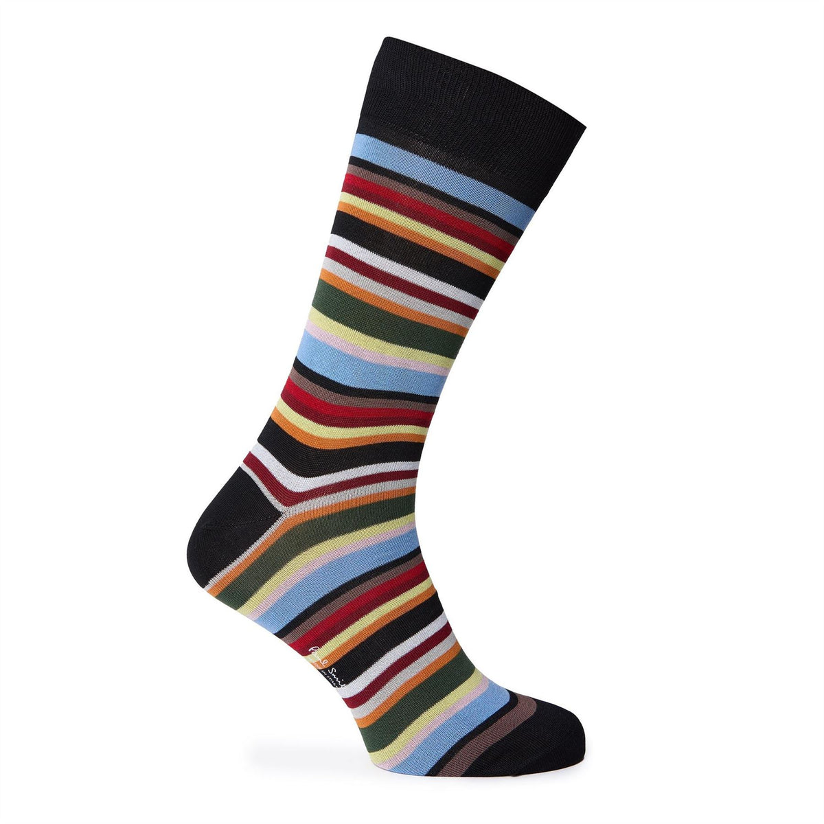 Paul Smith Multi Stripe Cotton Crew Socks