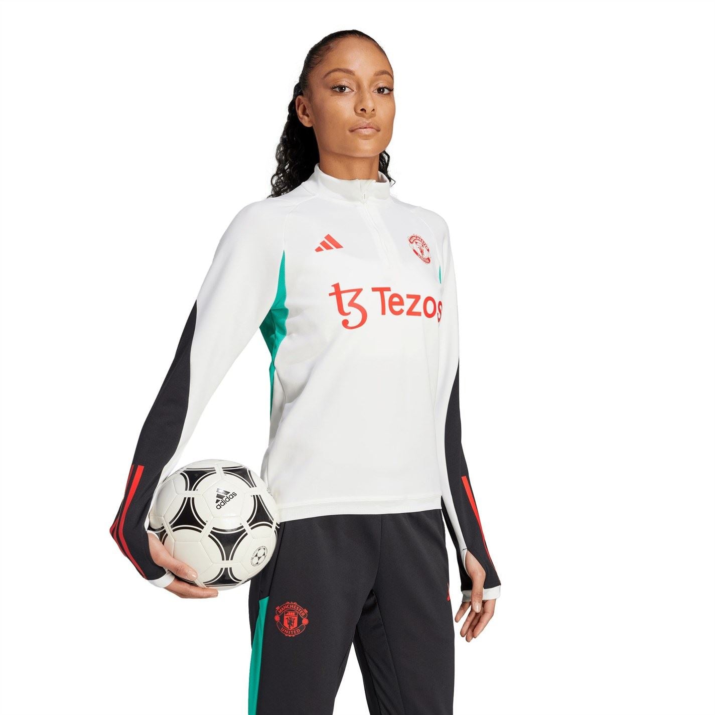 adidas Womens Manchester United Training Top 2023 2024