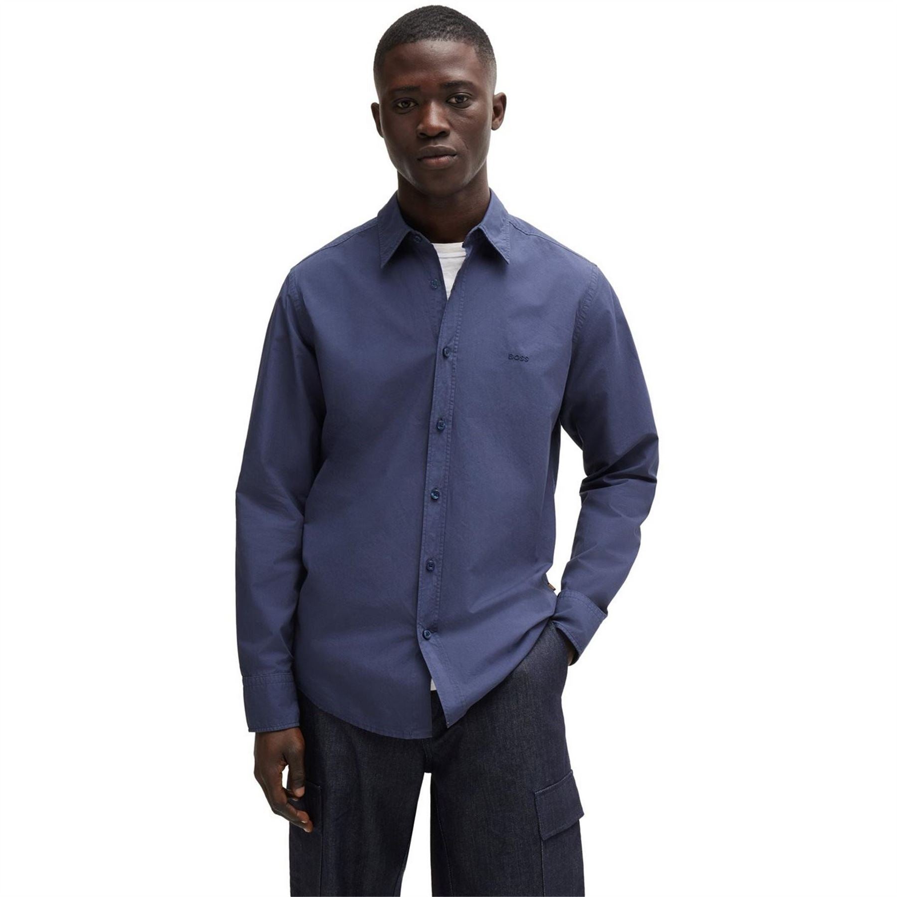 Boss Relegant 6 M Plain Long Sleeve Shirt