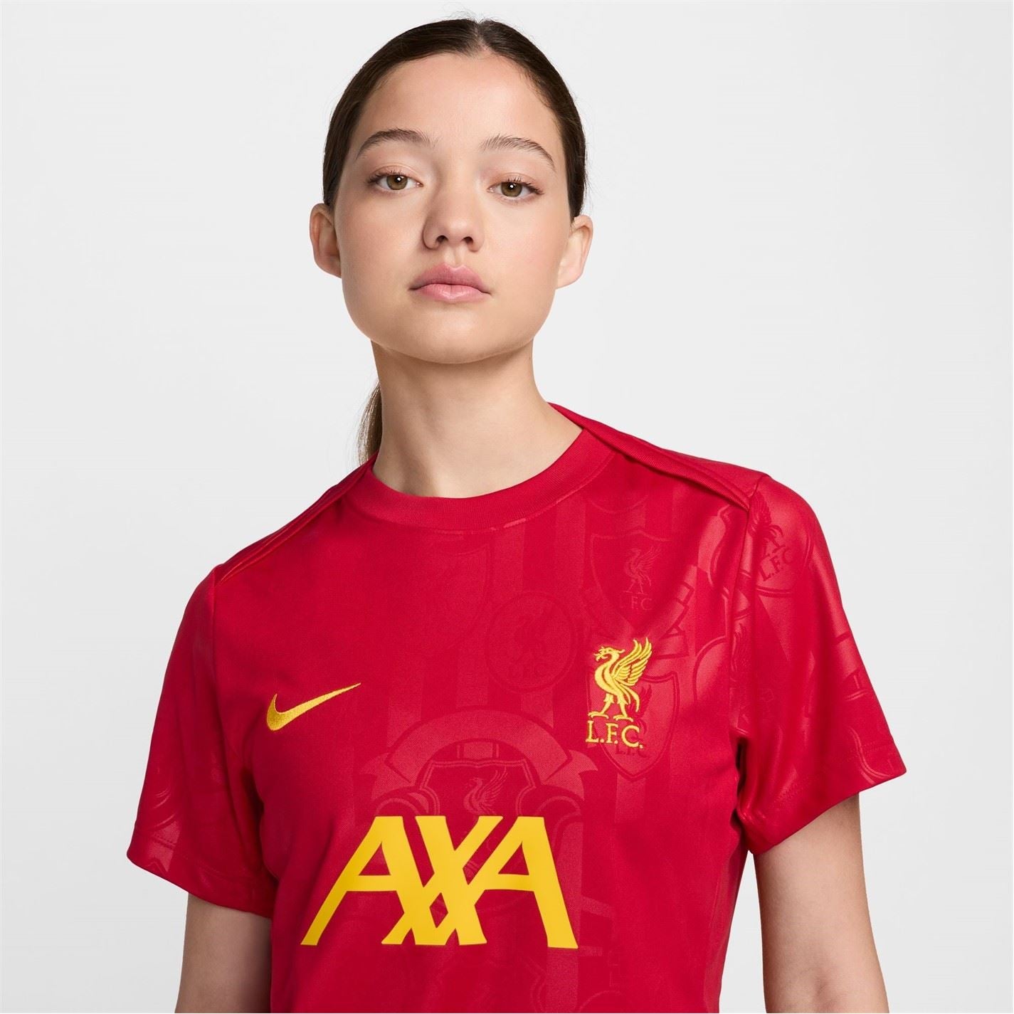 Nike Womens Liverpool Academy Pro Pre Match Shirt 2024 2025