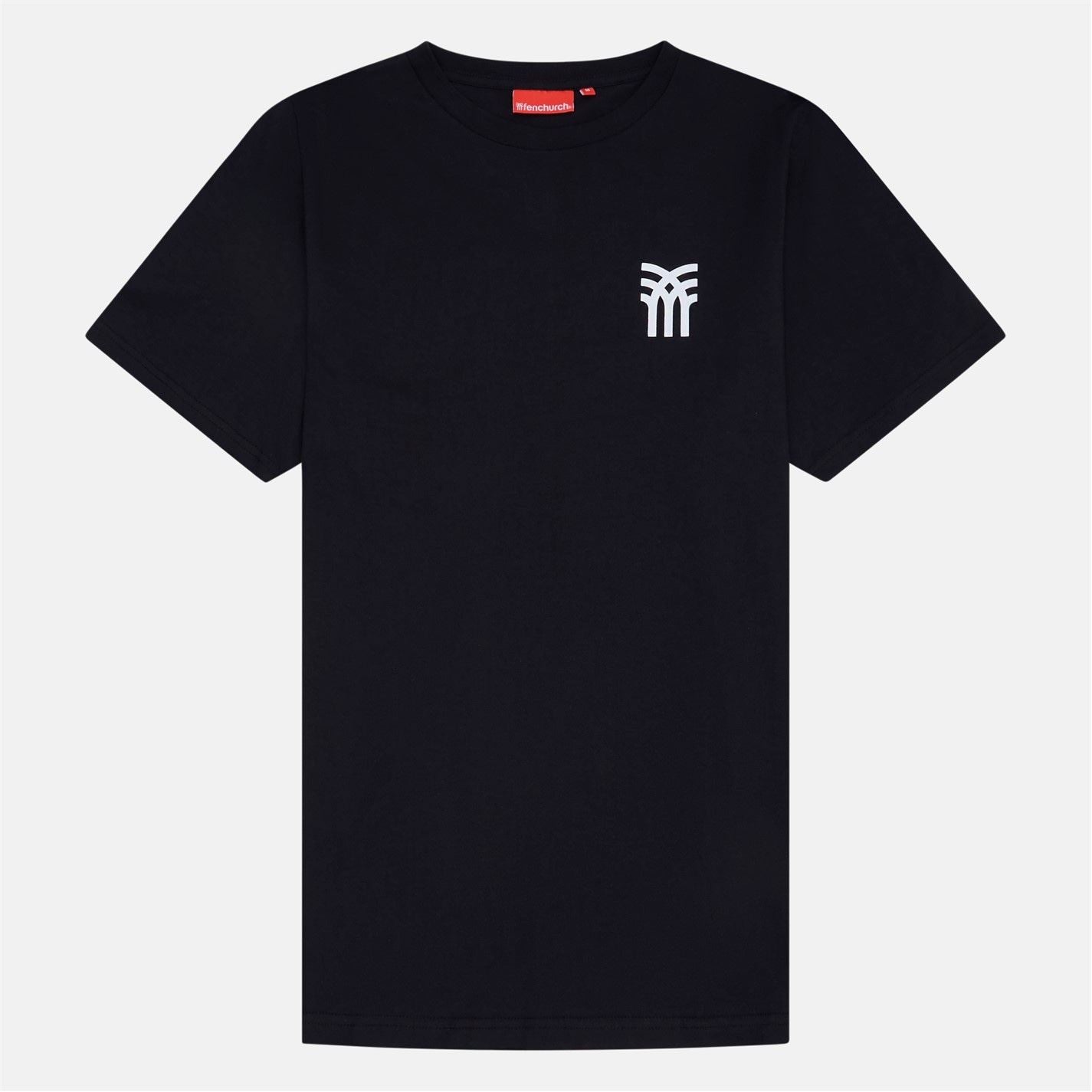 Fenchurch Trax Lettering Regular Fit Crew Neck T-Shirt