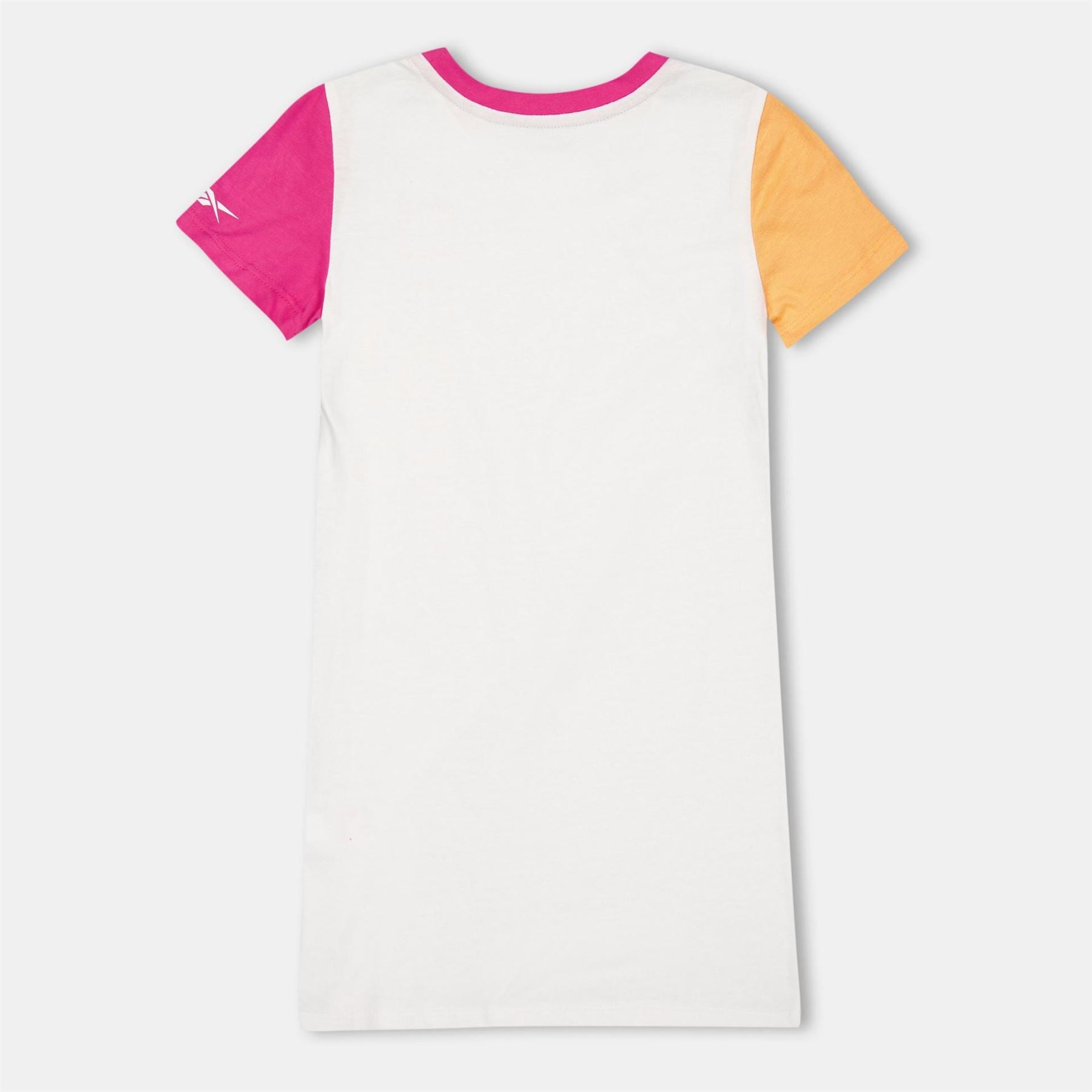 Reebok Color Block Crew Neck Mini T-Shirt Dress