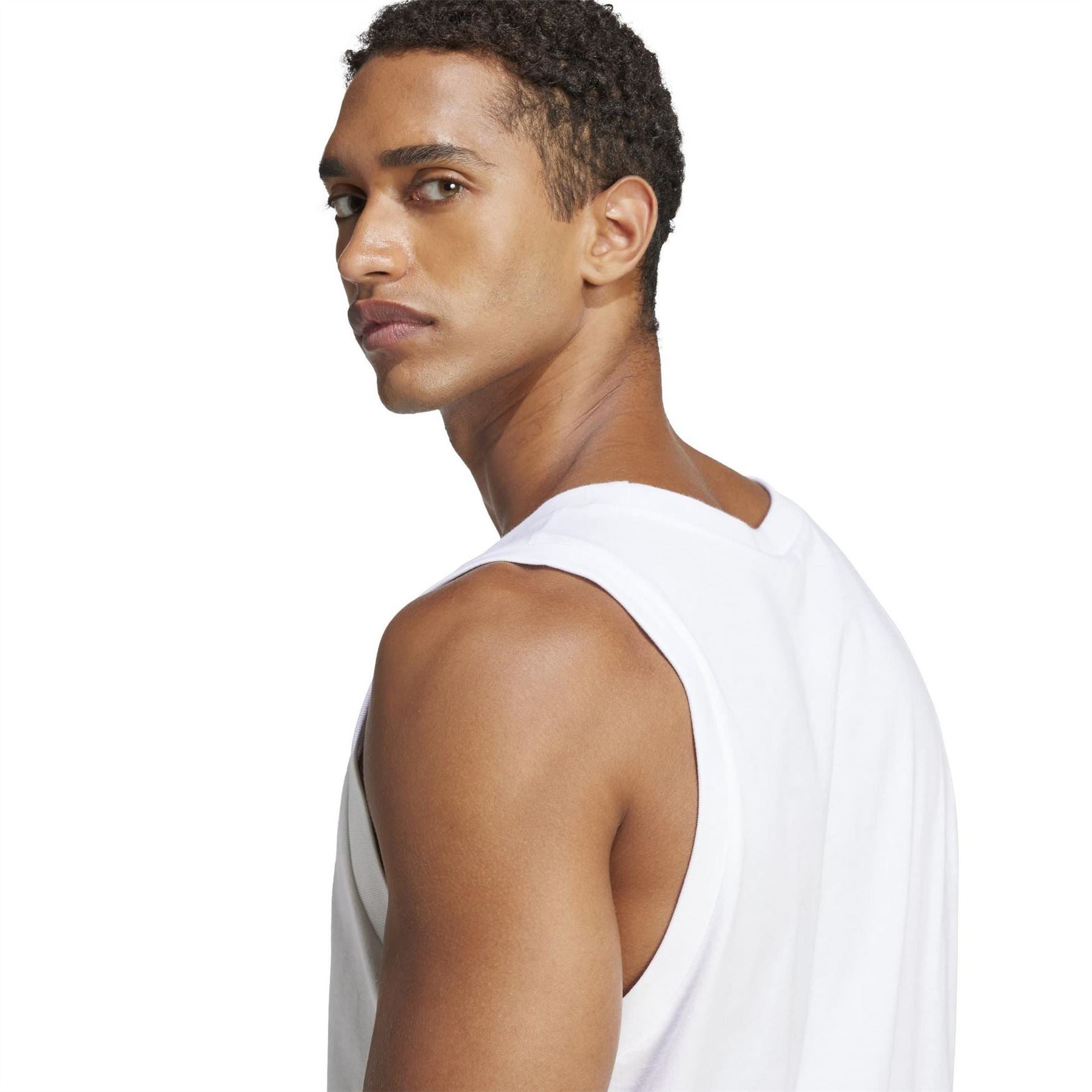 adidas Mens Small Logo Tank Top