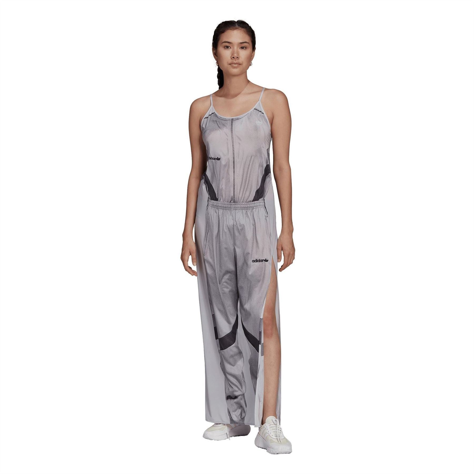 adidas Originals Strap Scoop Neck Maxi Slip Dress