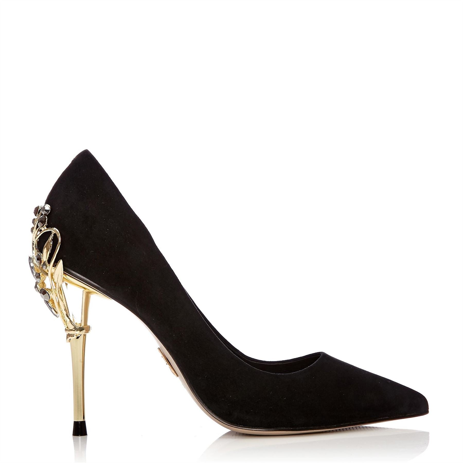 Moda in Pelle Ilari Ivory Leather Stiletto Court Shoes
