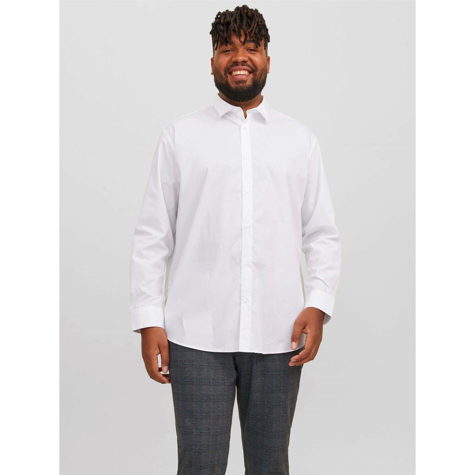 Jack and Jones Joe Plain Short Sleeve Dress Shirt