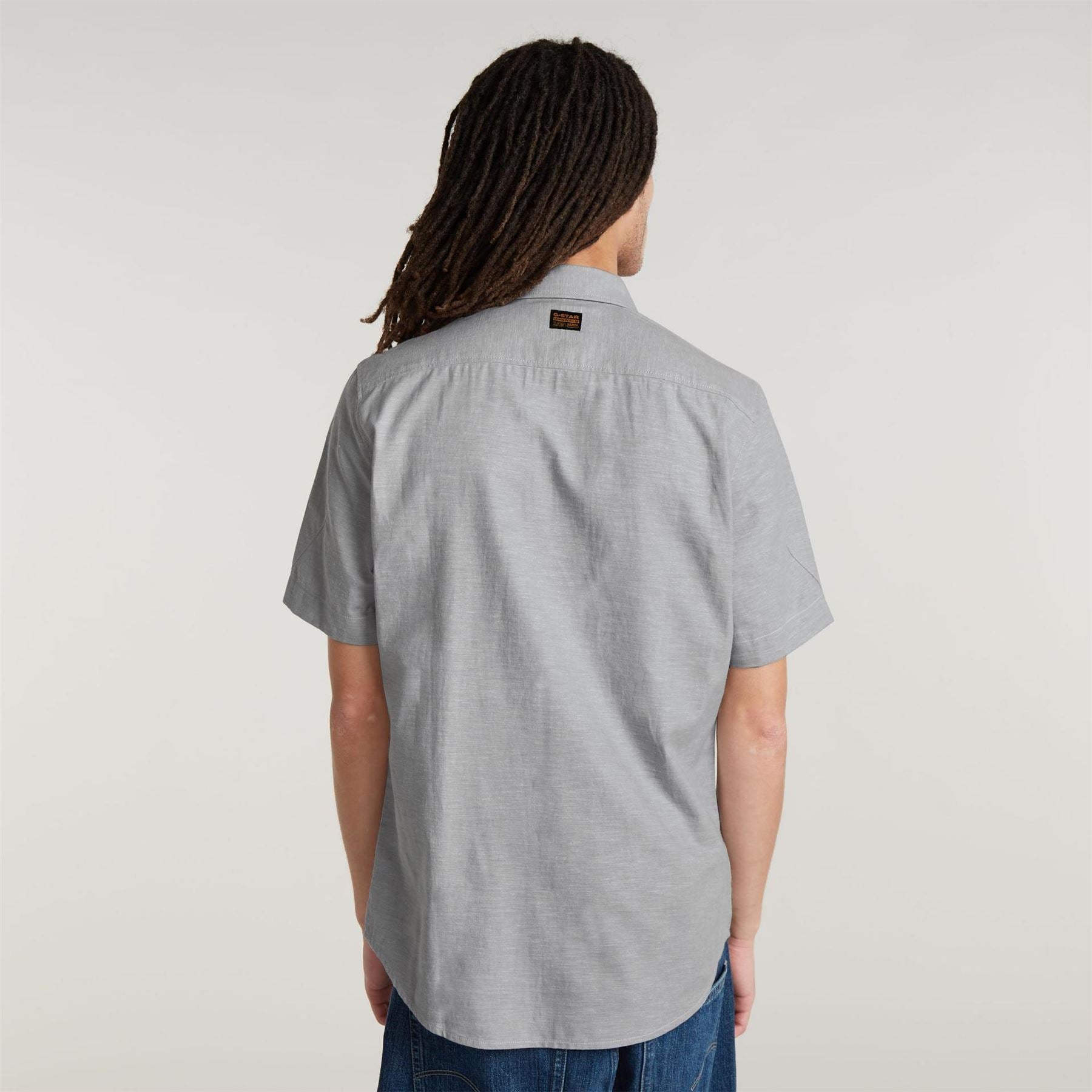 G Star Marine Slim Short Sleeve Oxford Shirt
