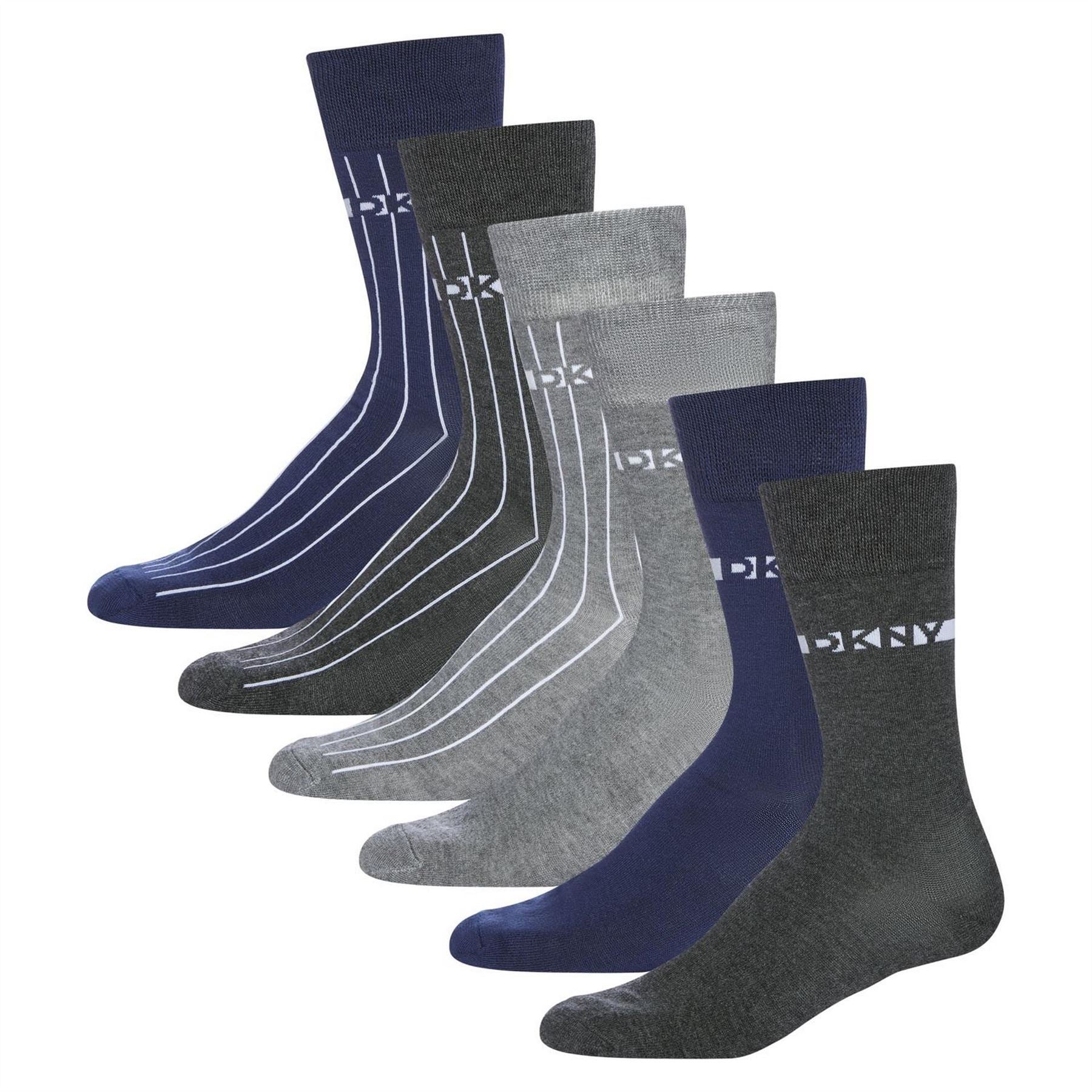 DKNY 6 Pack Mens Socks Jay