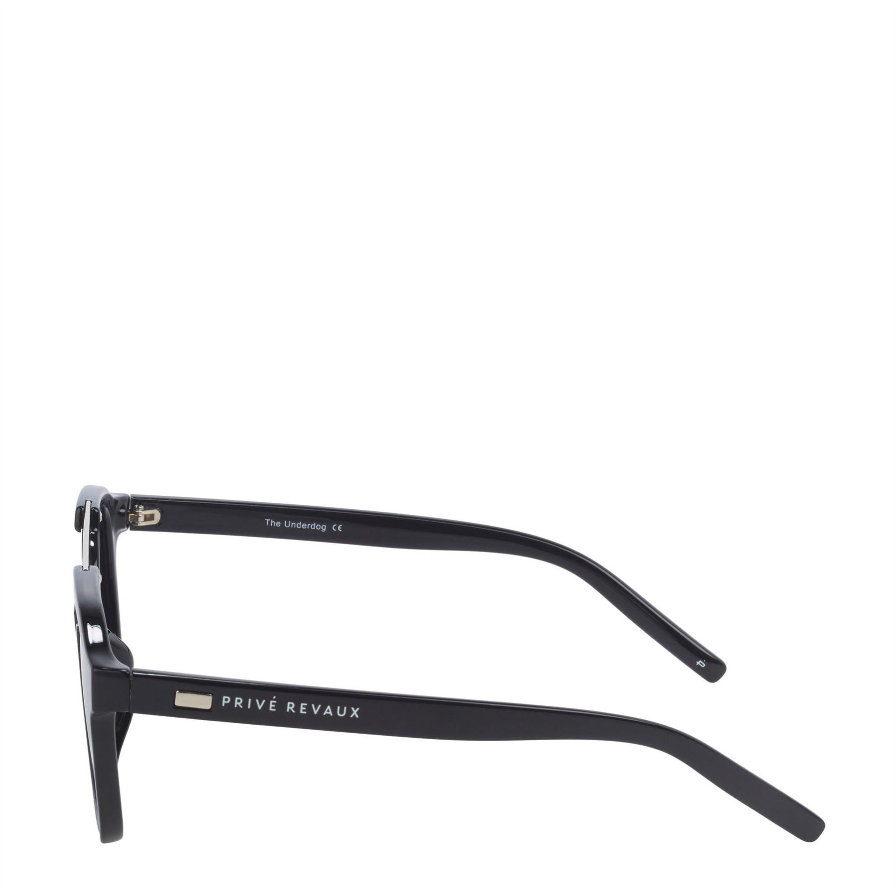 Prive Revaux R The Underdog Rectangle Double Bridge Sunglasses