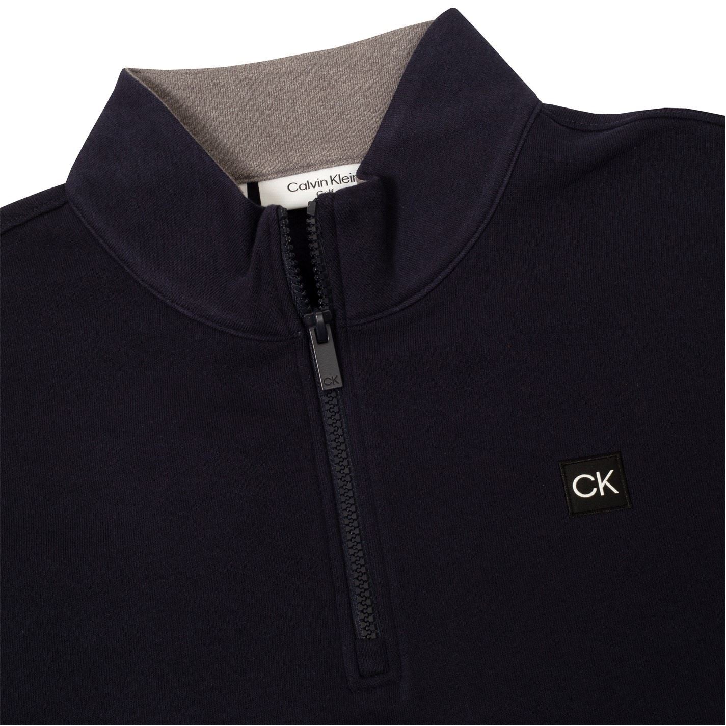 Calvin Klein Golf Funnel Neck Regular Fit Half-Zip Sweatshirt