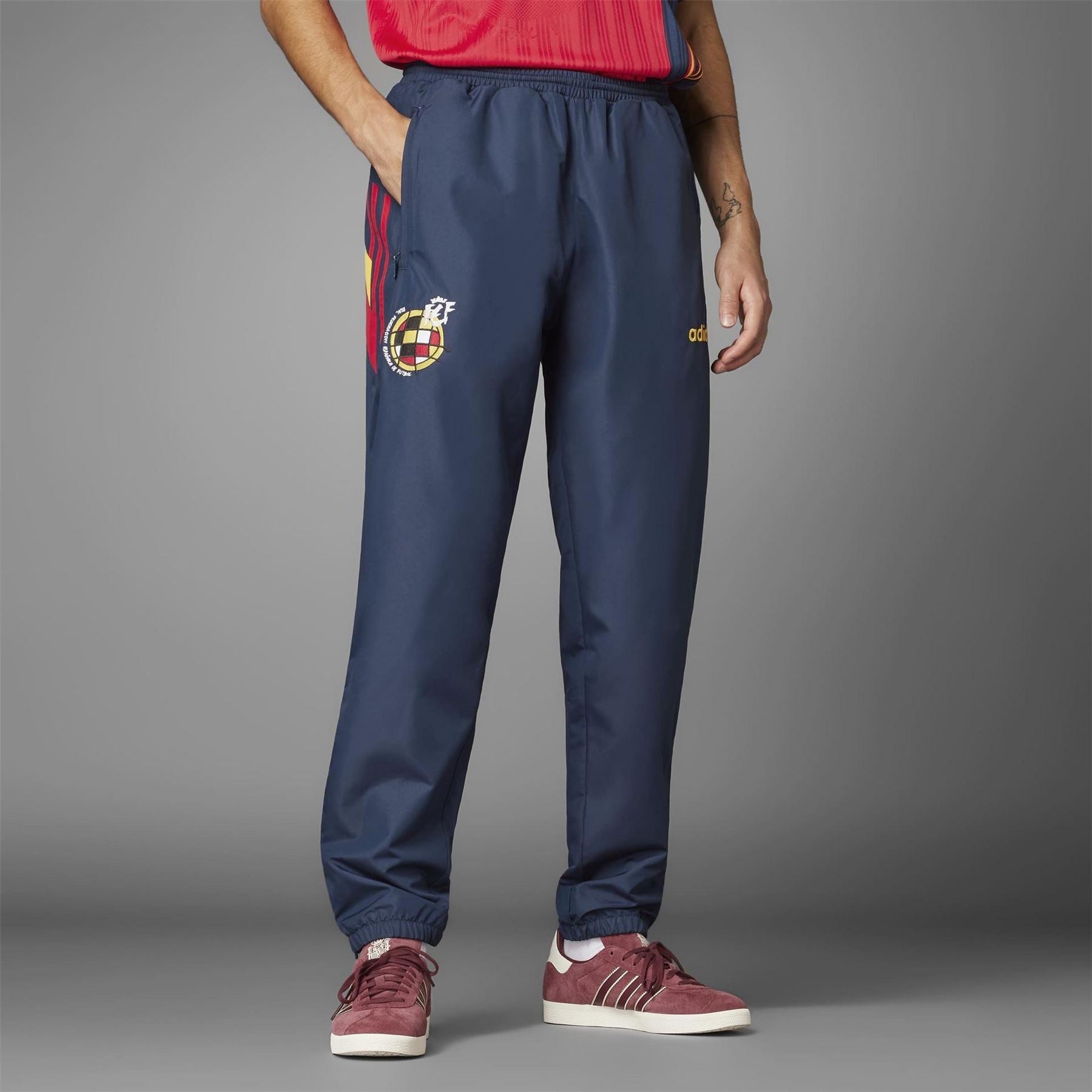 adidas Fef 96 Woven Relaxed Fit Tracksuit Bottoms