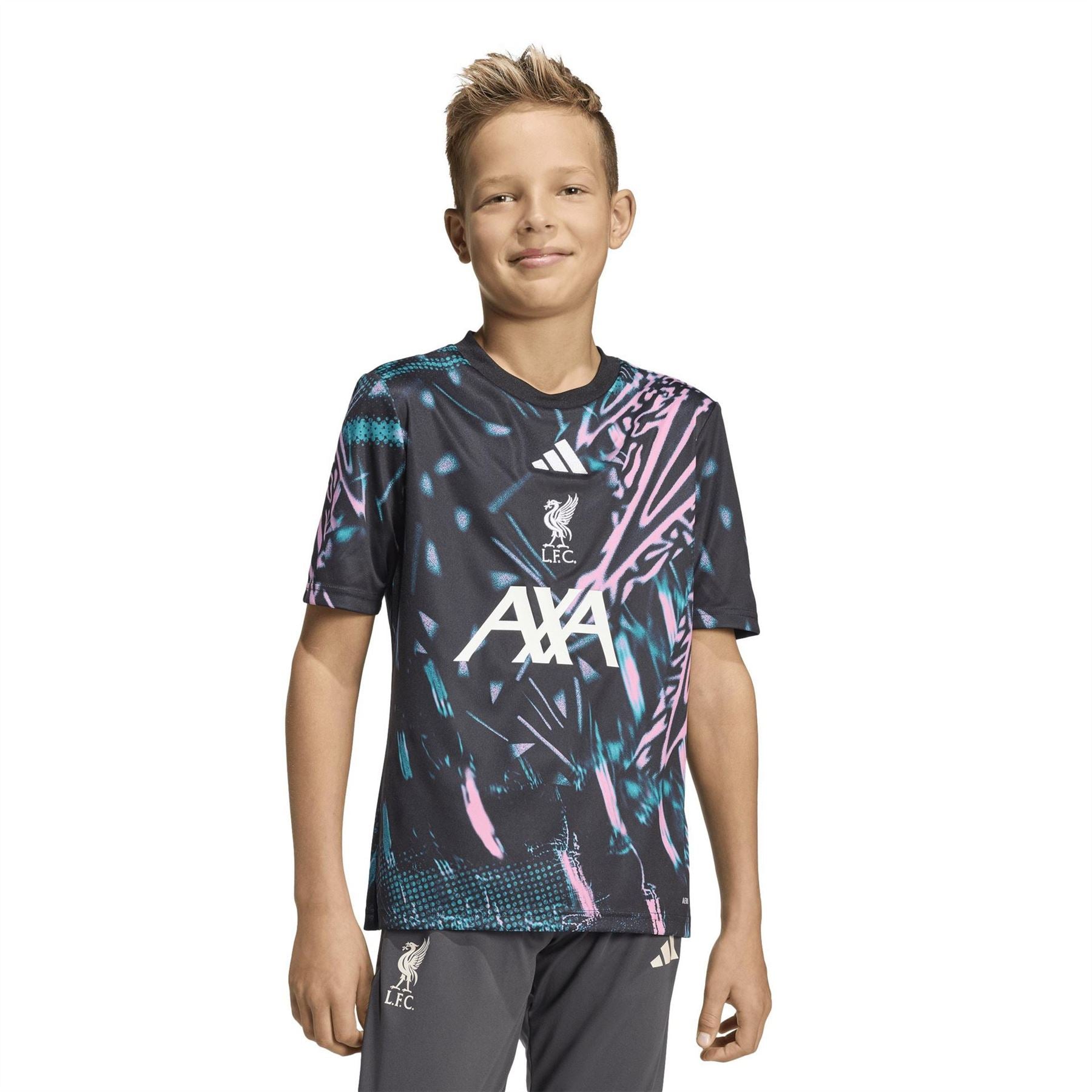 adidas Liverpool 2025 2026 Pre Match Jersey Kids