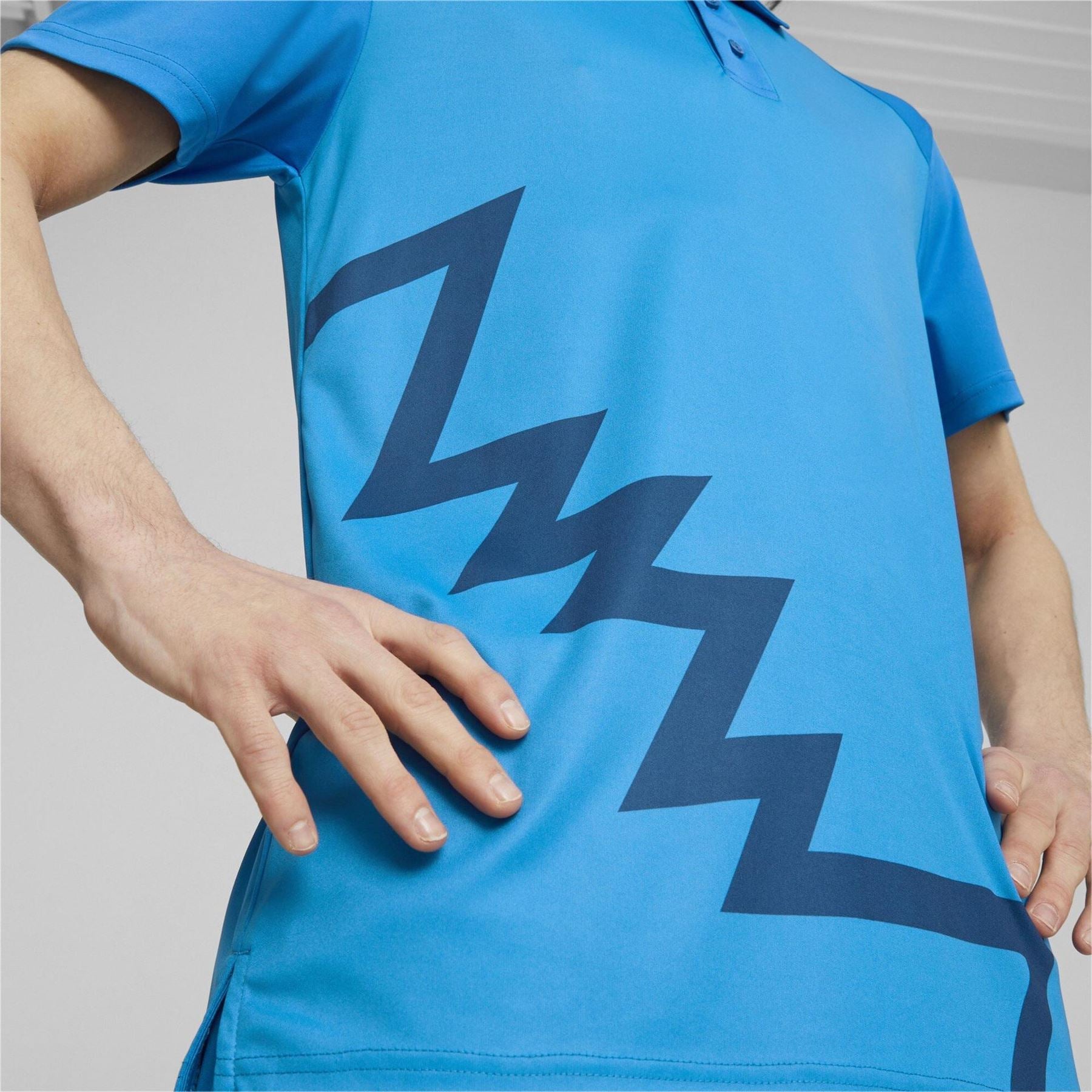 Puma Hoops Team Short Sleeve Performance Polo Shirt