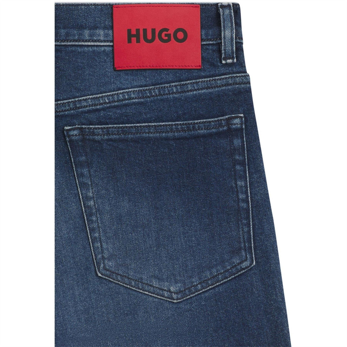 Hugo Mid Rise Slim Fit Five Pocket Jeans