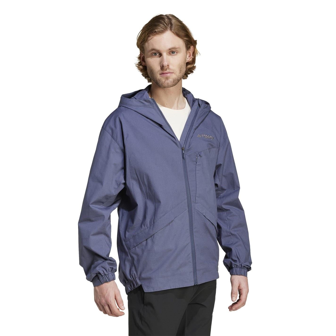 adidas Terrex Xploric Windproof Cotton Long Sleeve Rain Anorak