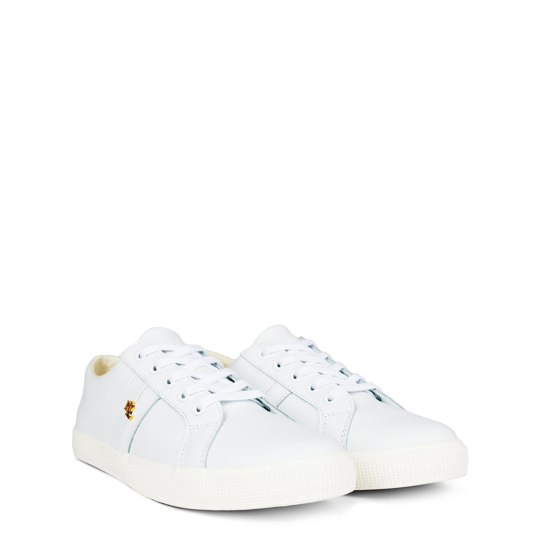 Lauren by Ralph Lauren Janson Leather Court Trainers
