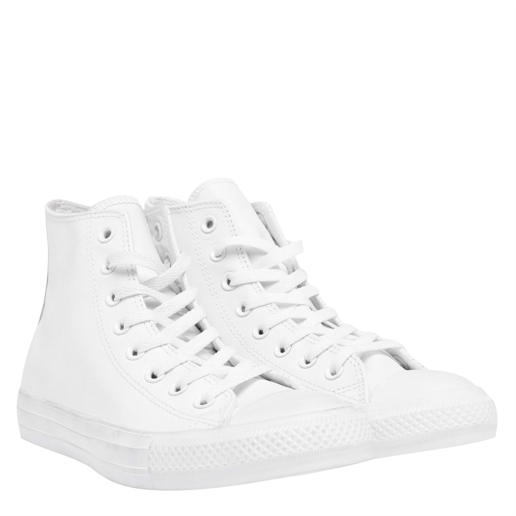 Converse Star Mono Leather Trainers