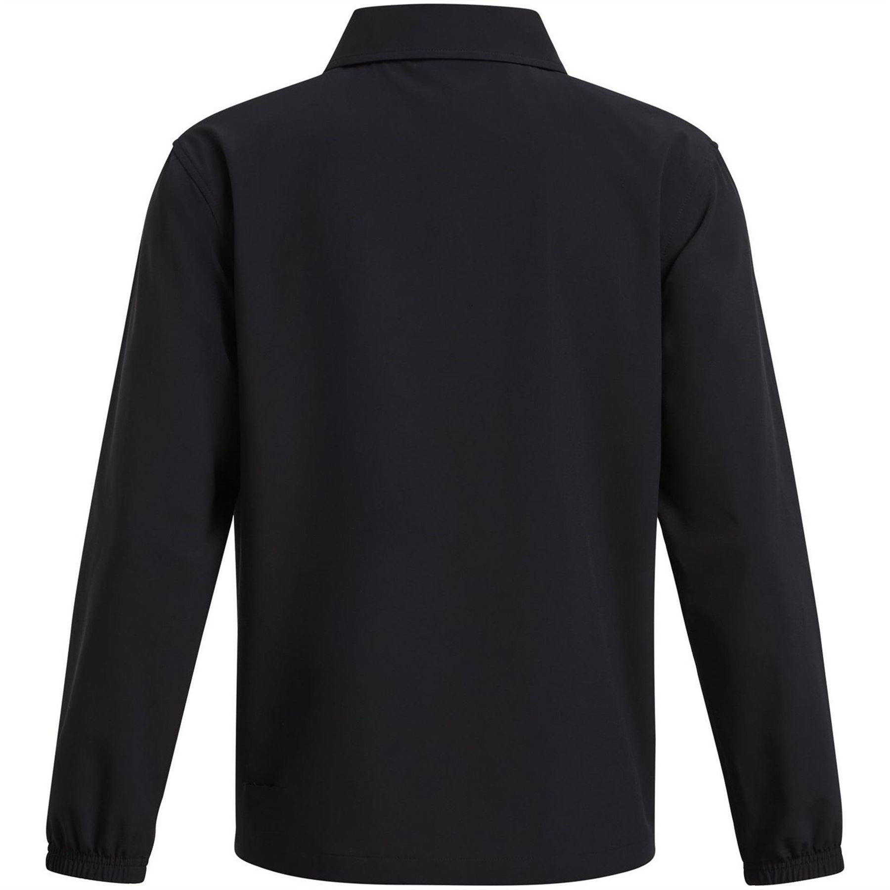 Under Armour Coach Solid Patterned Snap Button Shirt Collared Jacket