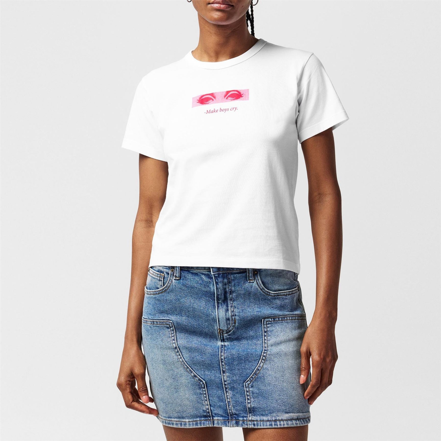 Hugo Regular Fit Crew Neck Lettering T-Shirt