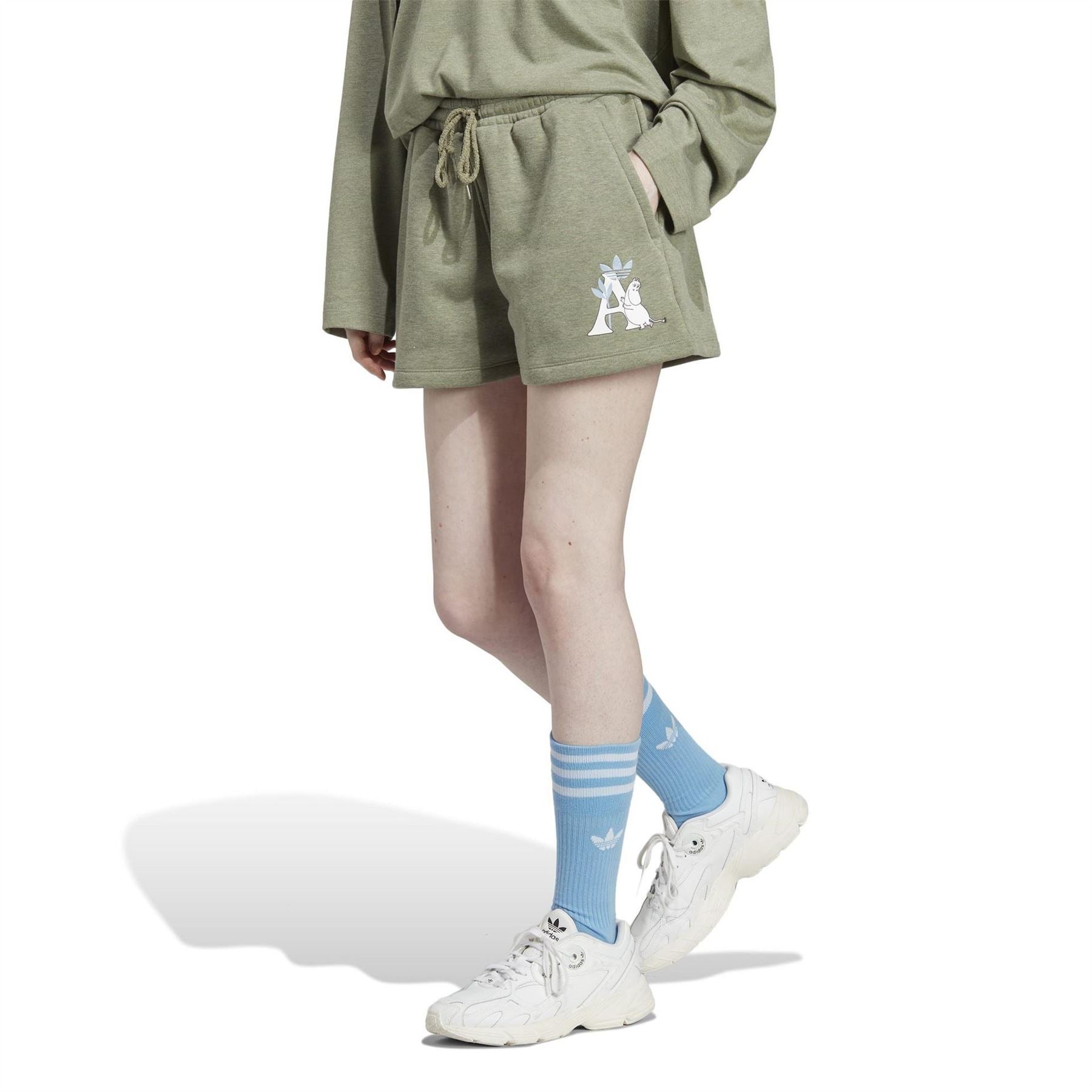 adidas Originals Moomin Fleece Jogger Shorts