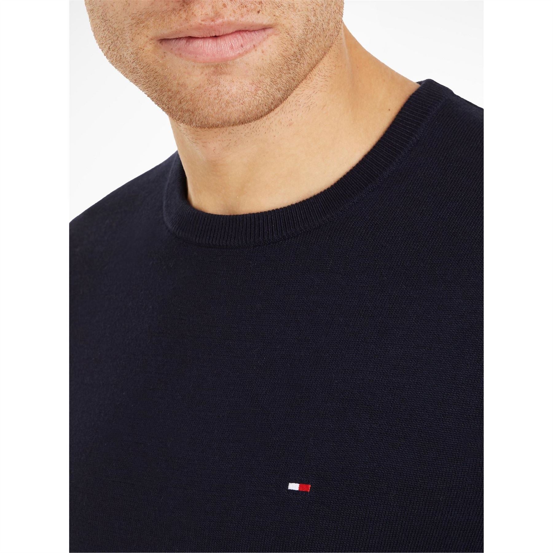 Tommy Hilfiger Cotton Crew Neck Pullover Sweater