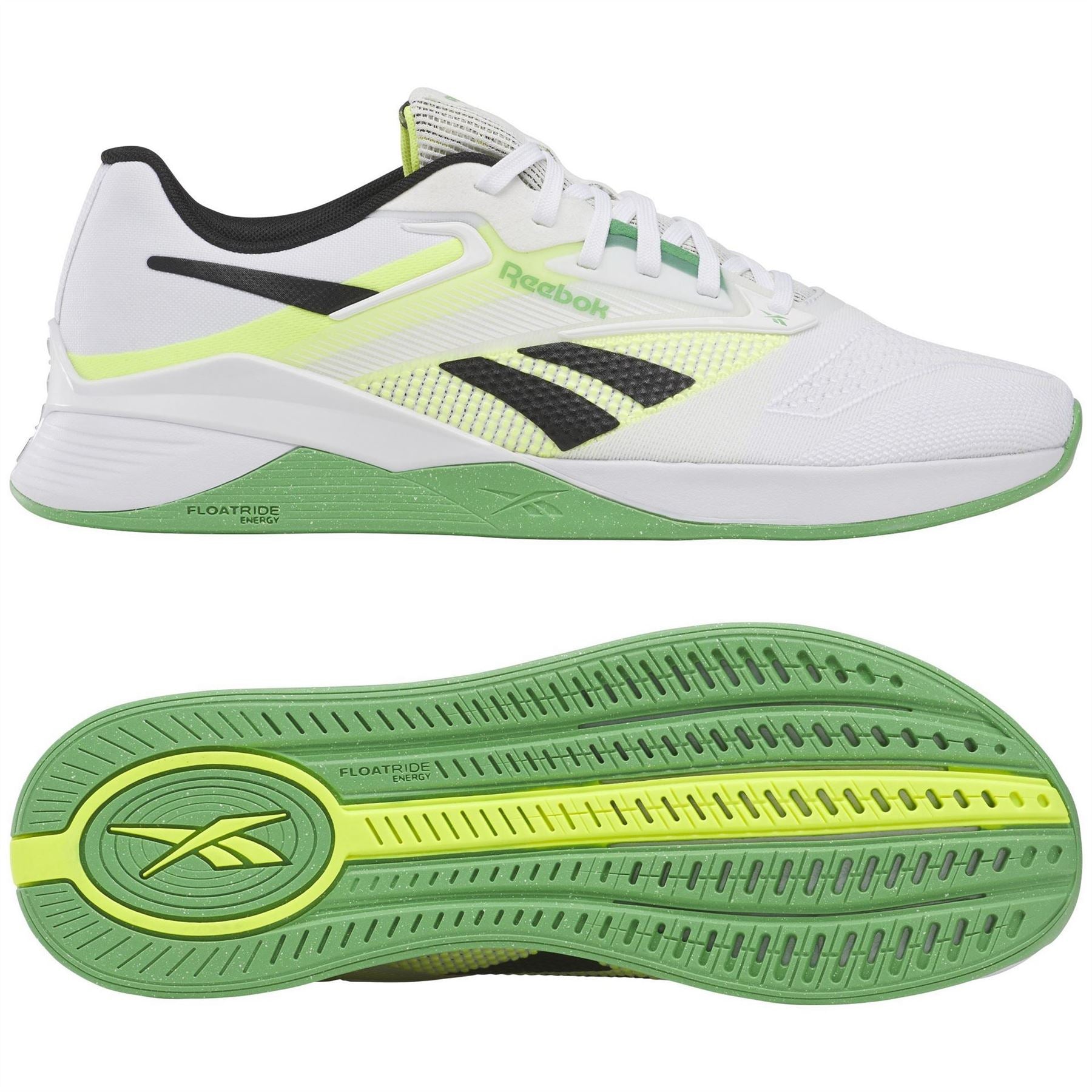 Reebok Nano X4 Flat Heel Round Toe Sneakers