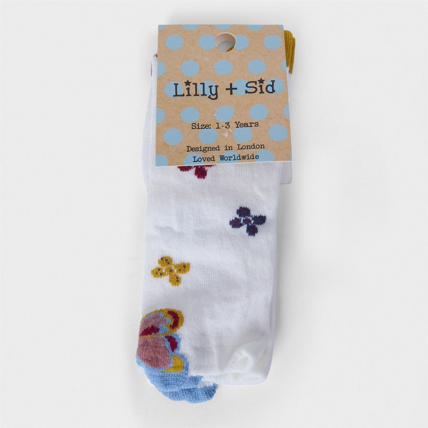 Lilly and Sid Butterfly Knee High Socks