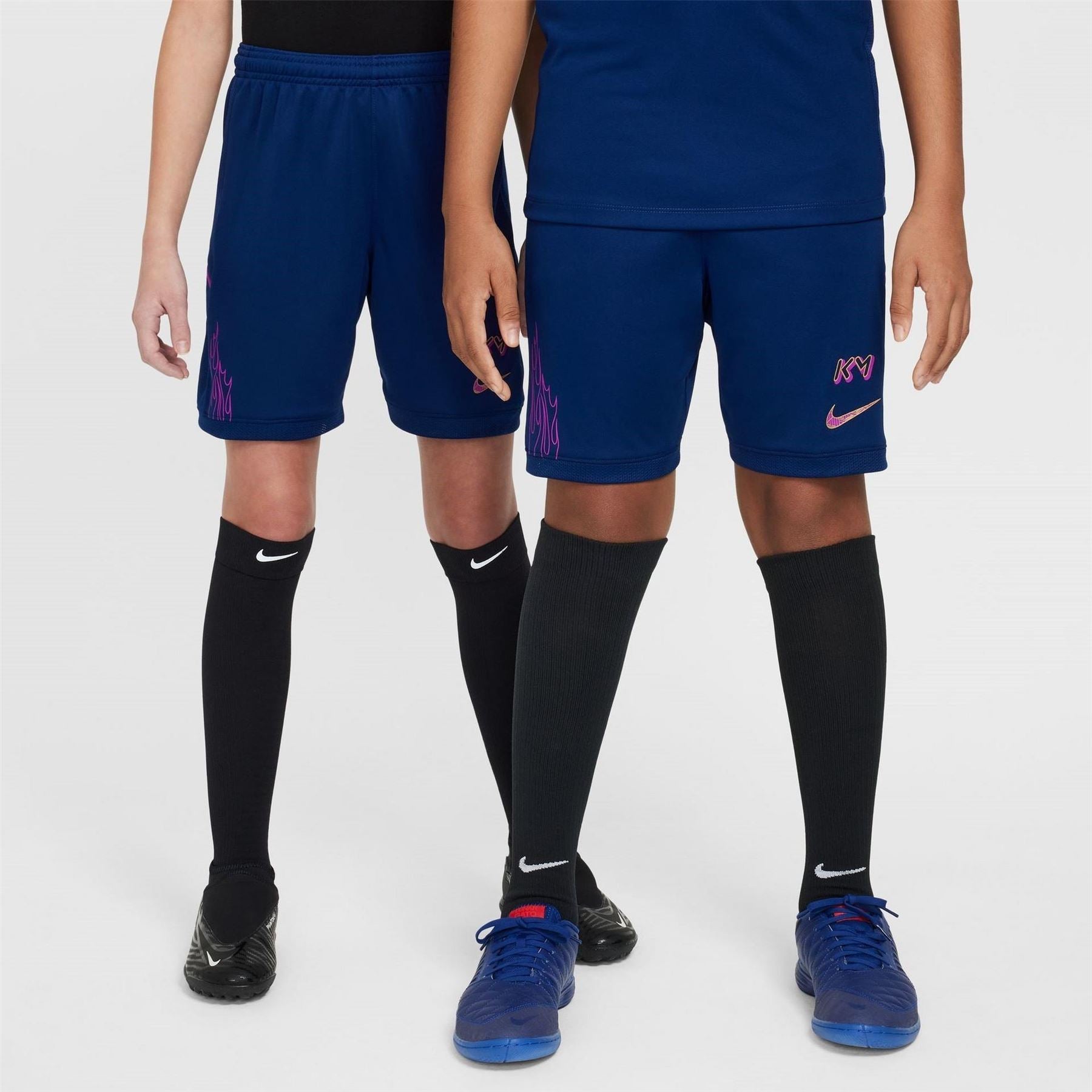 Nike Mbappe Soccer Flame Graphic Shorts