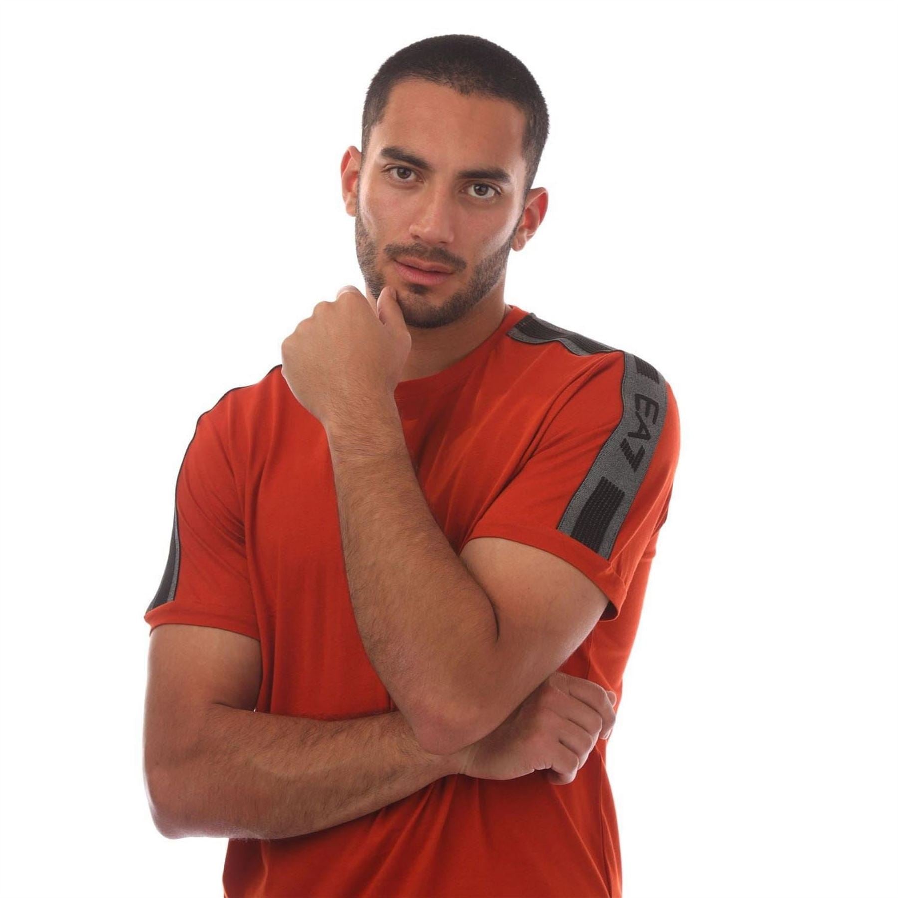 EA7 Series Cotton Jersey T-Shirt