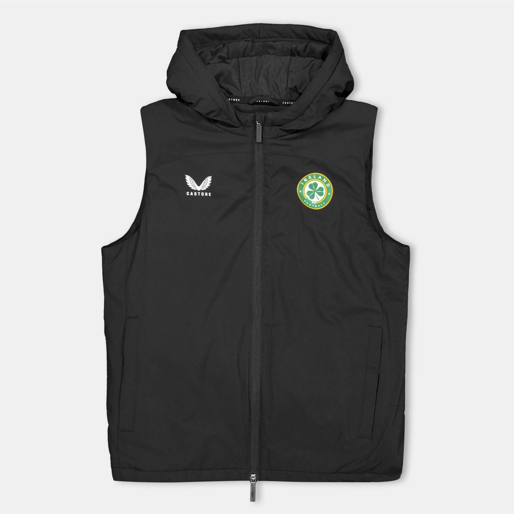 Castore Fai Solid Patterned Hooded Gilet