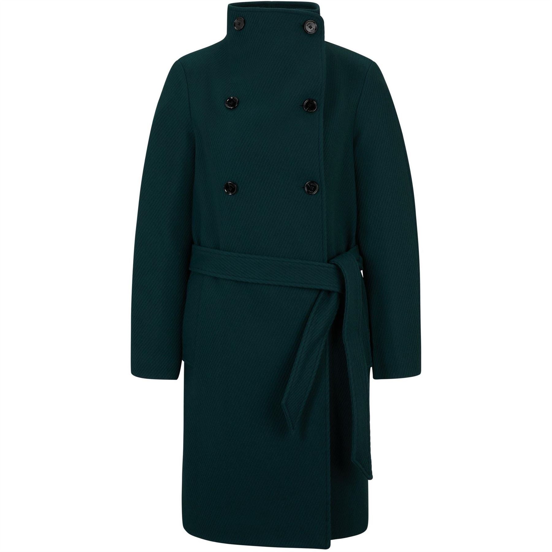 Boss Cedandy1 Solid Patterned Over Coat