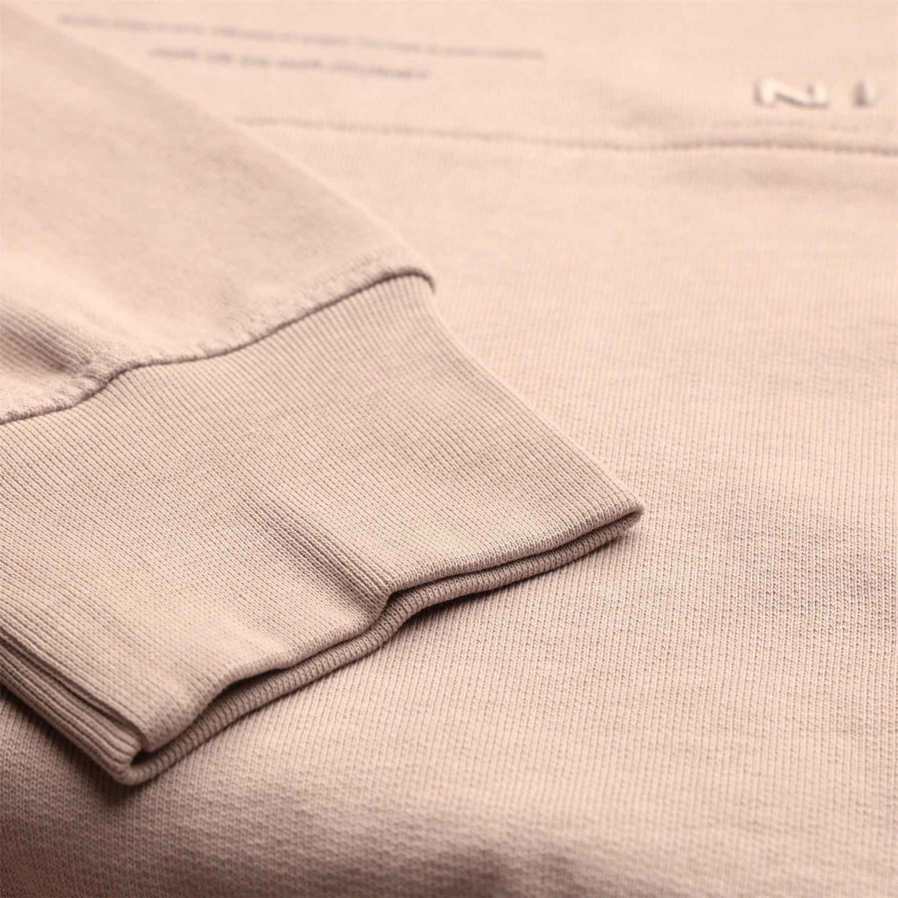 Nicce Embroidered Hooded Neck Long Sleeve Sweatshirt